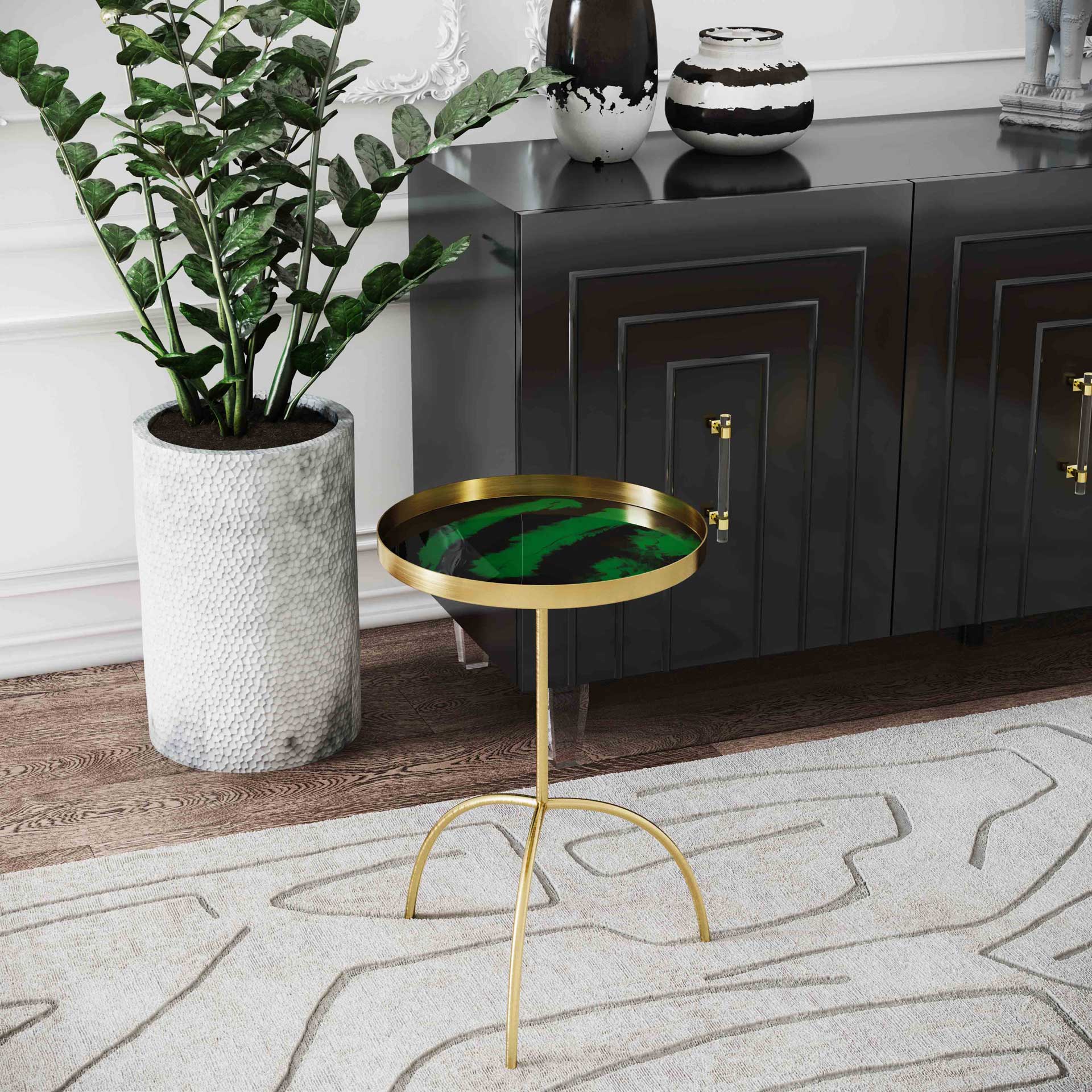 Faryn Lacquer Buffet Black - Image 10