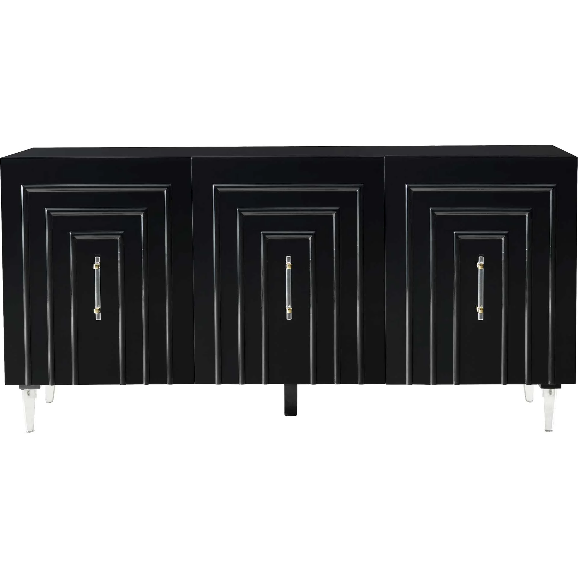 Faryn Lacquer Buffet Black - Image 2
