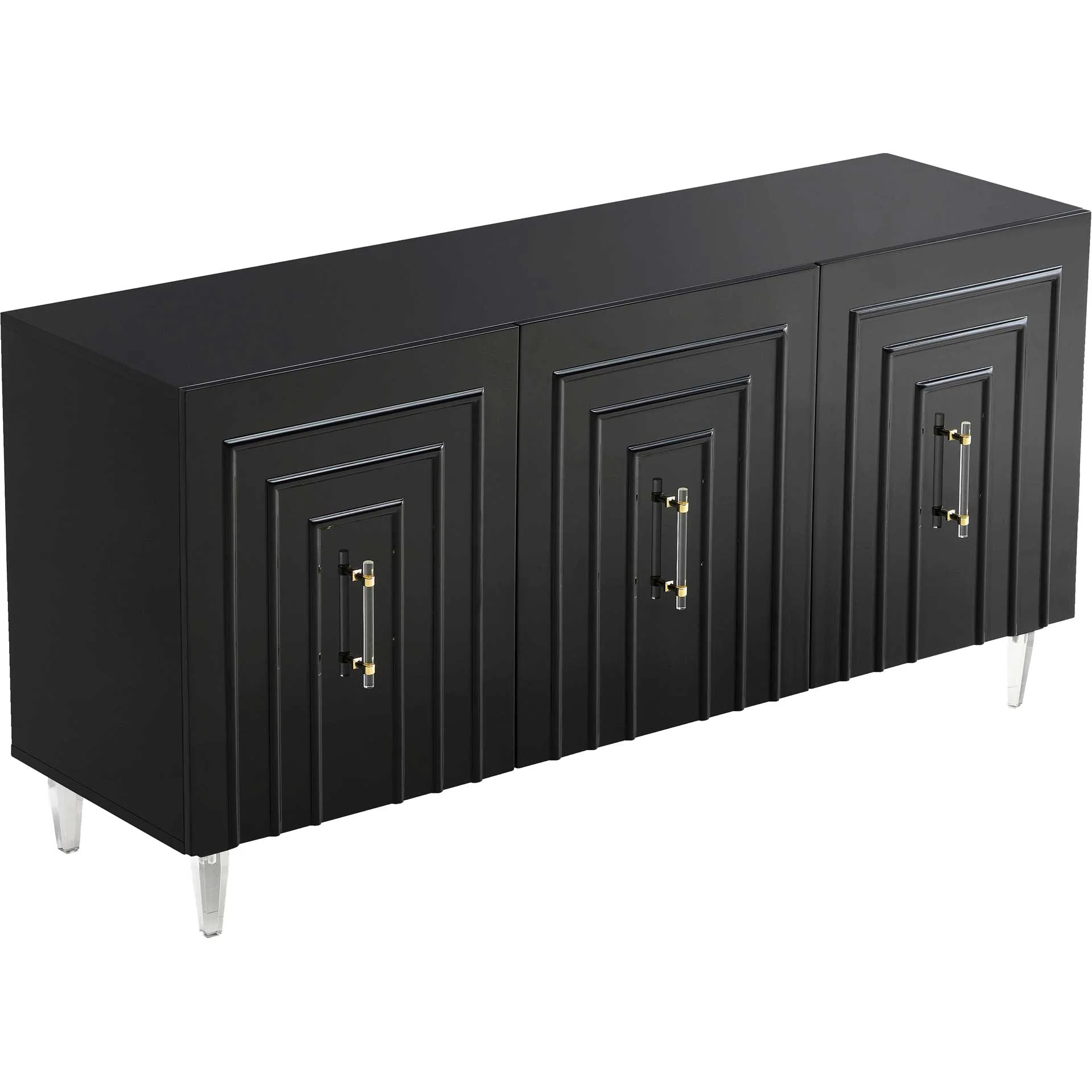 Faryn Lacquer Buffet Black - Image 3