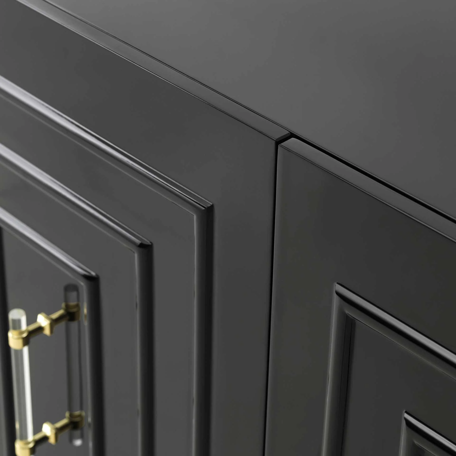Faryn Lacquer Buffet Black - Image 5