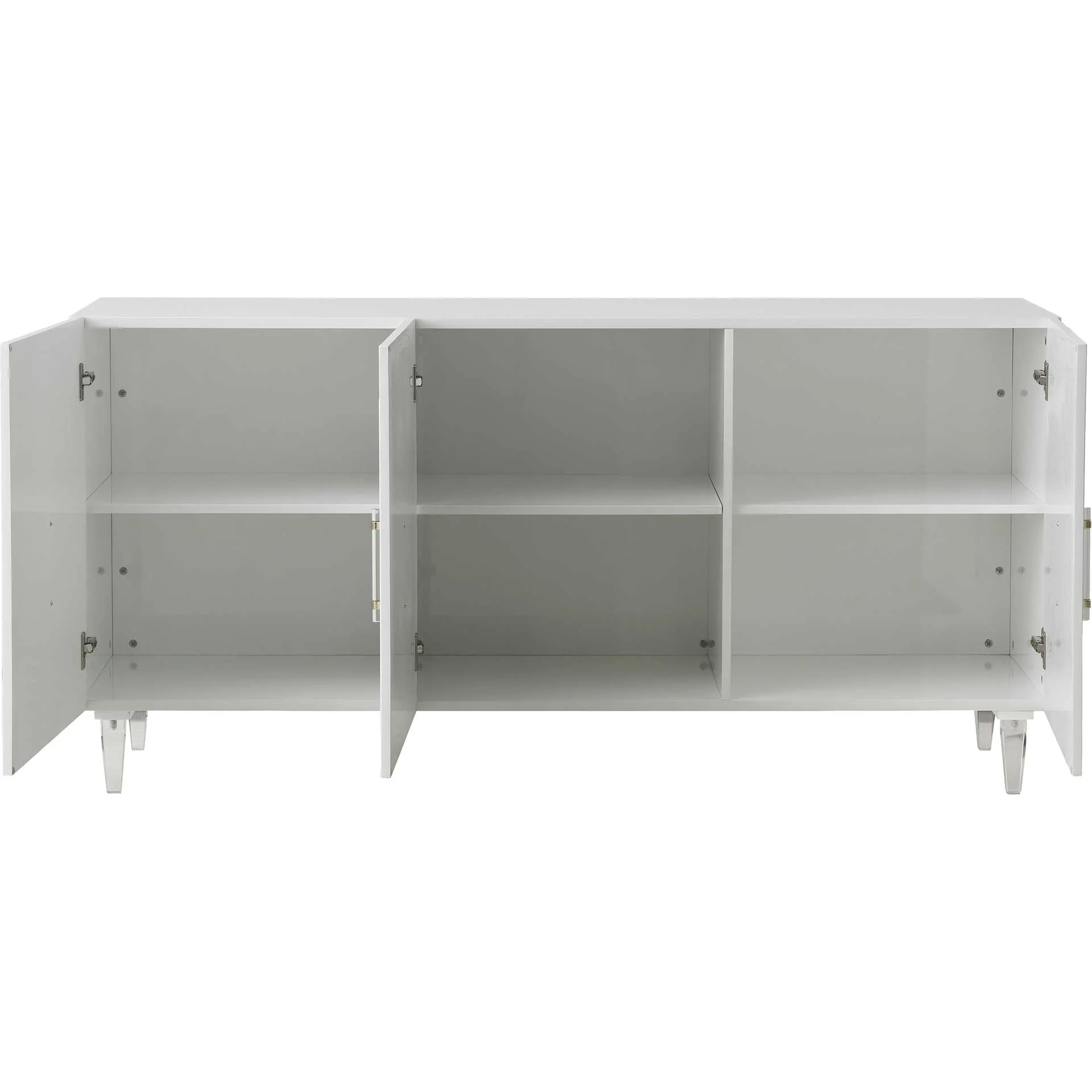 Faryn Lacquer Buffet White - Image 4