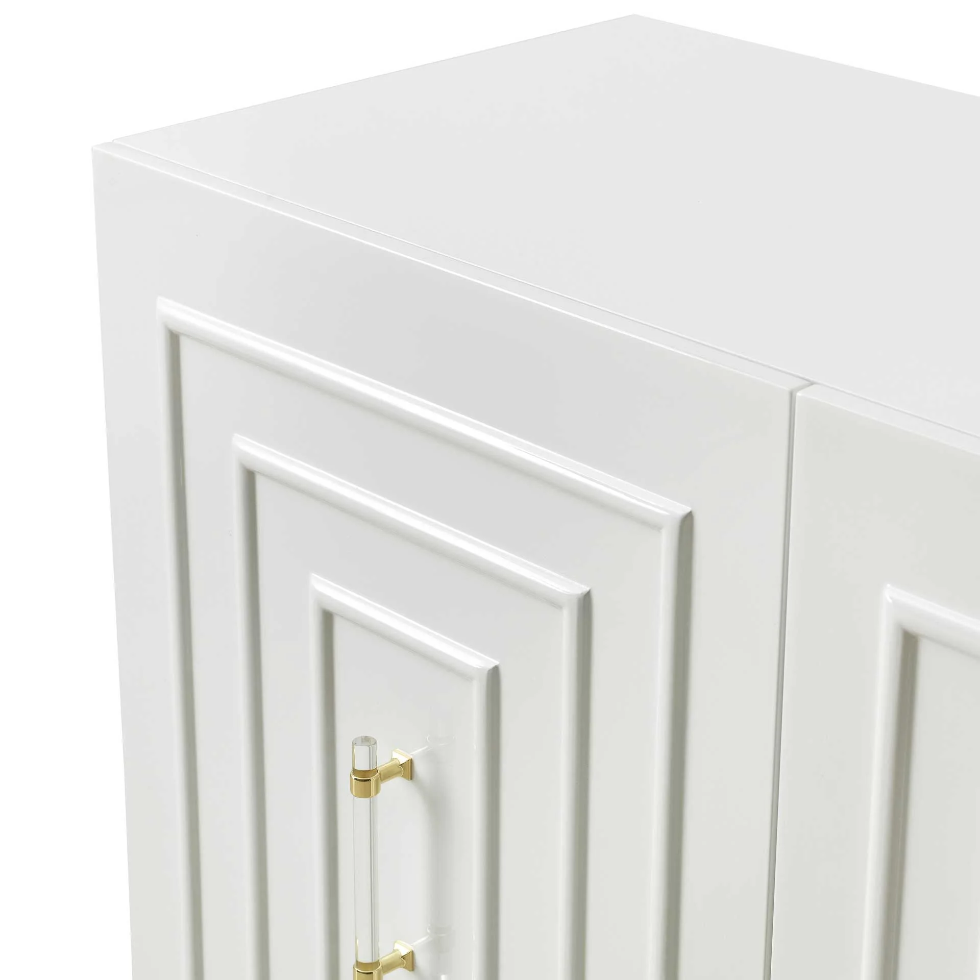 Faryn Lacquer Buffet White - Image 5
