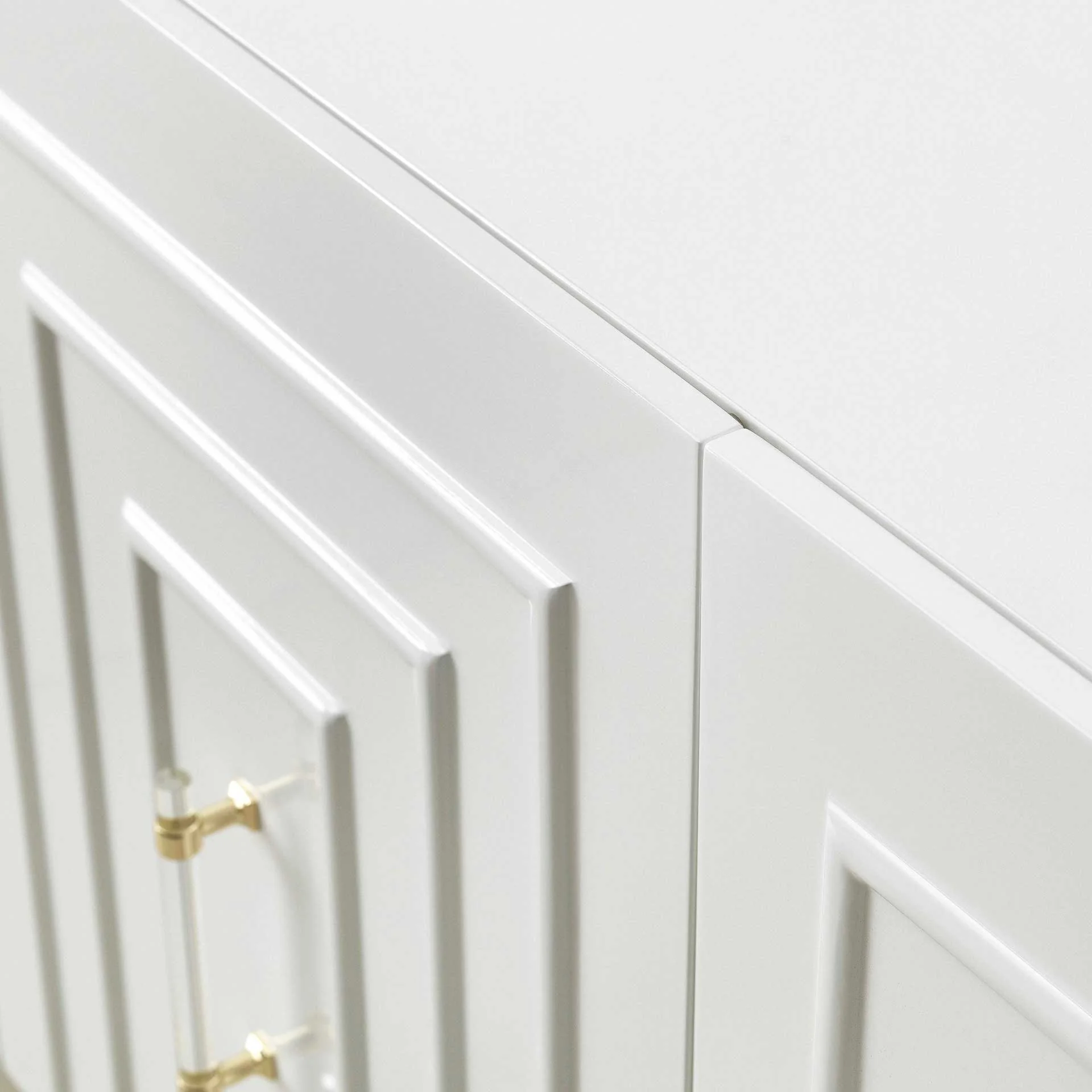 Faryn Lacquer Buffet White - Image 6