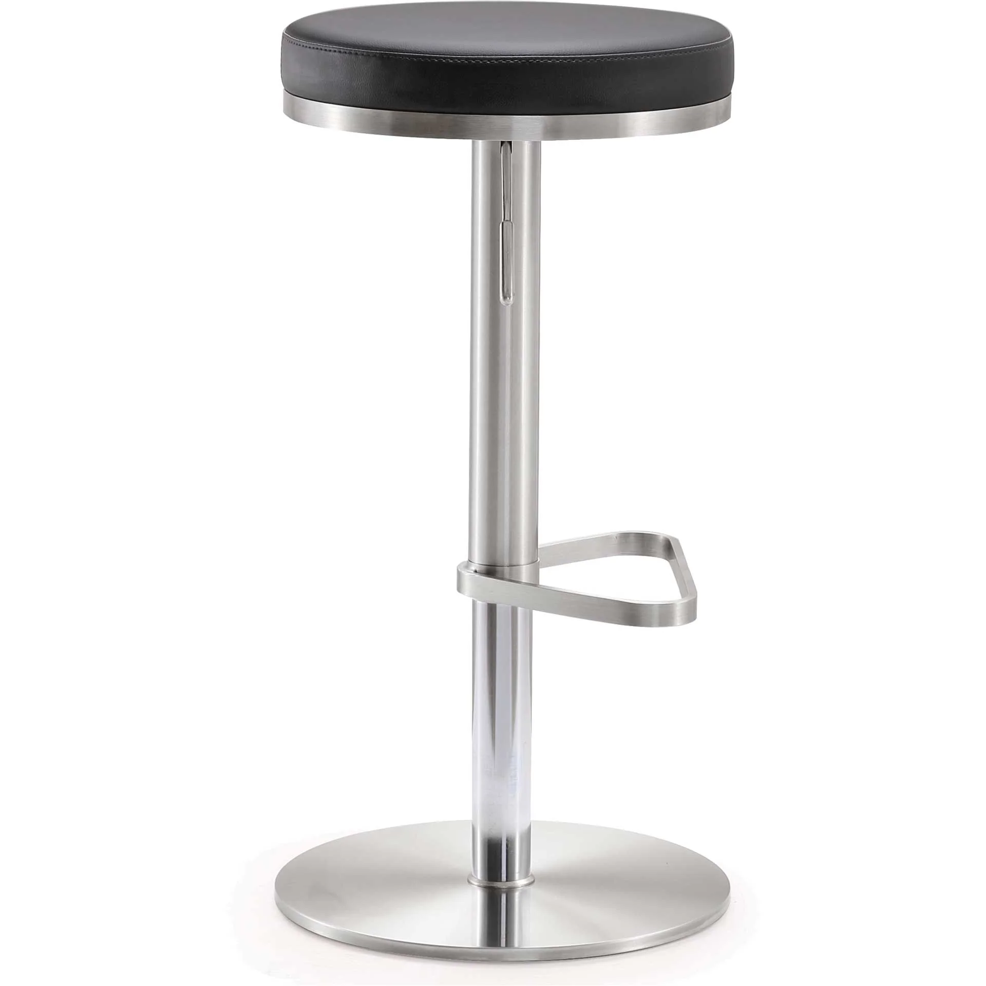 Fatima Stainless Steel Bar Stool Black - Image 2