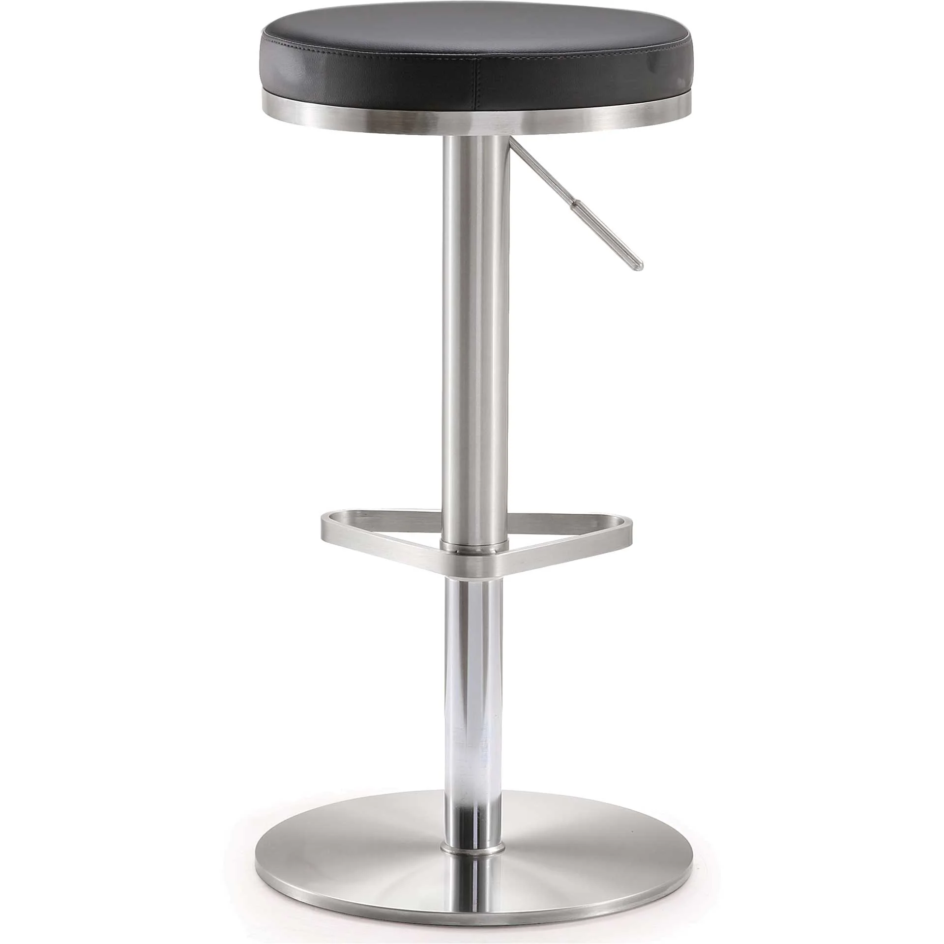 Fatima Stainless Steel Bar Stool Black - Image 3