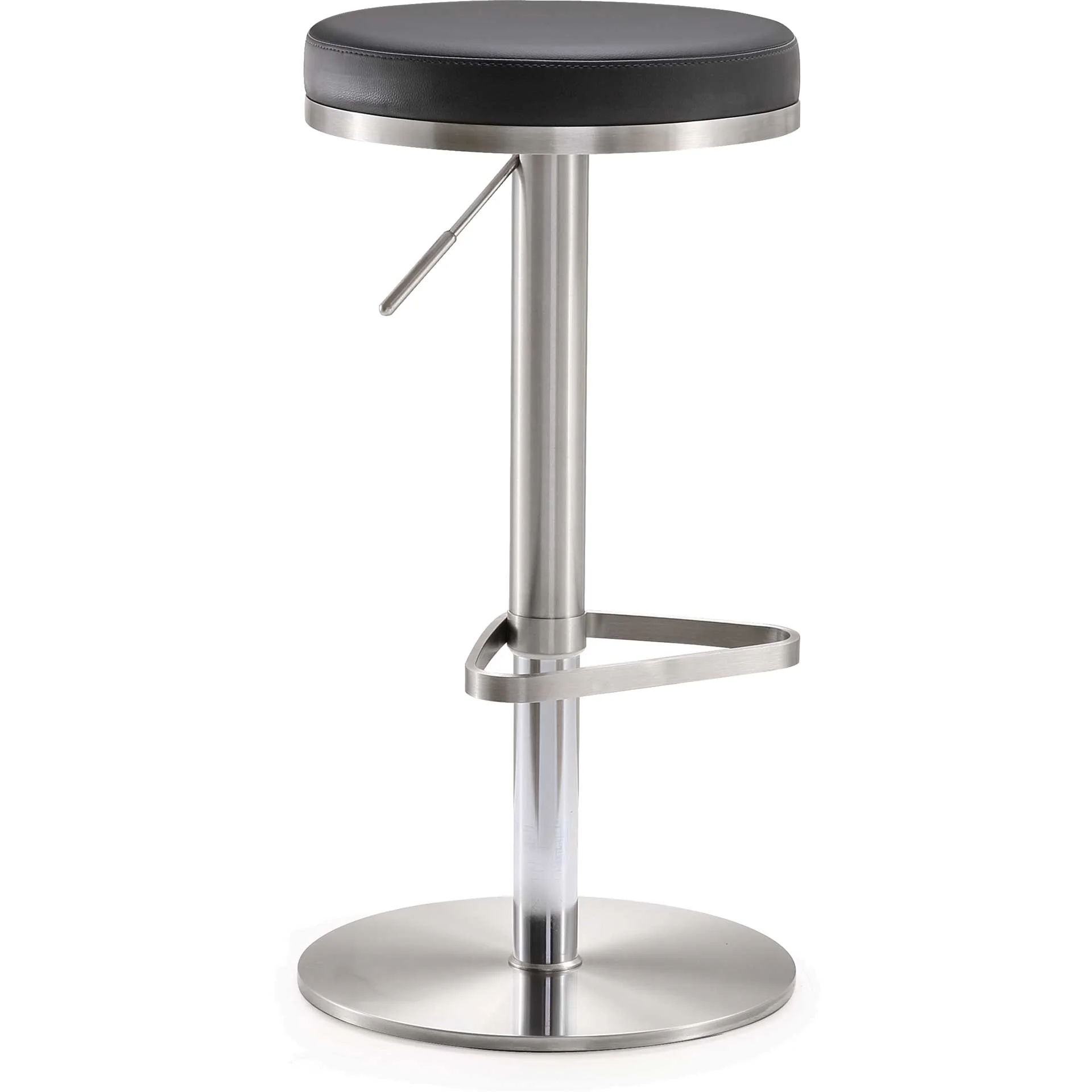 Fatima Stainless Steel Bar Stool Black - Image 4