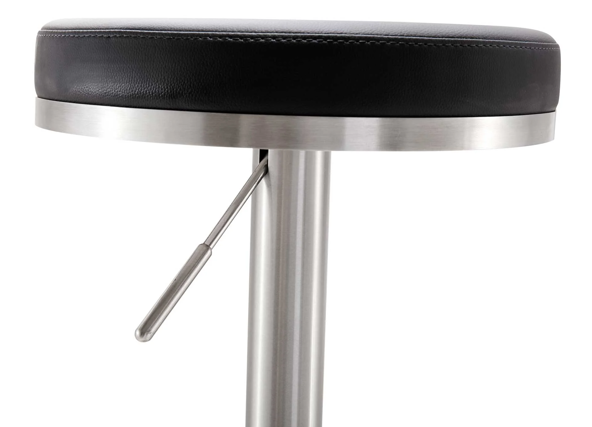 Fatima Stainless Steel Bar Stool Black - Image 5