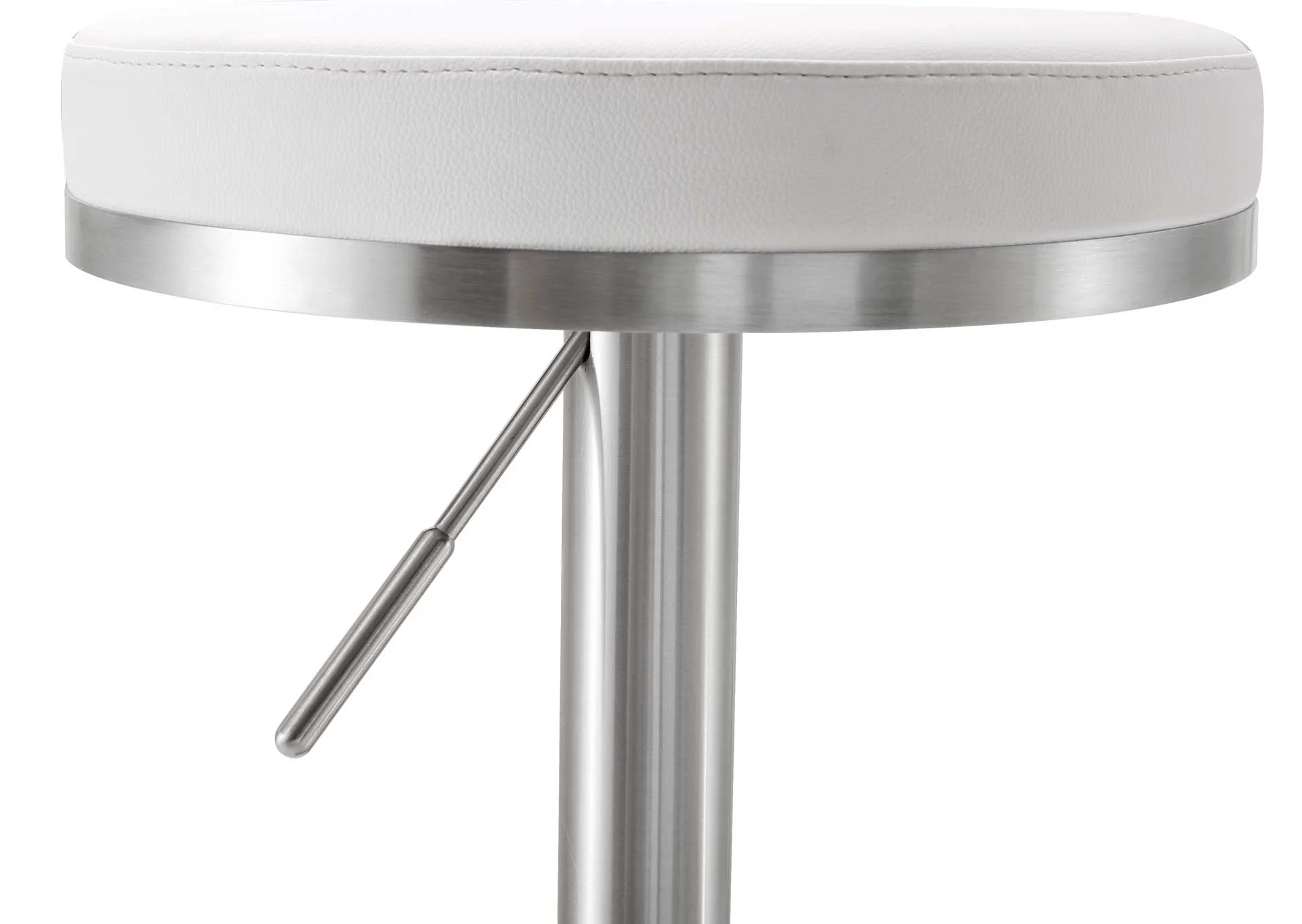 Fatima Stainless Steel Bar Stool White - Image 7