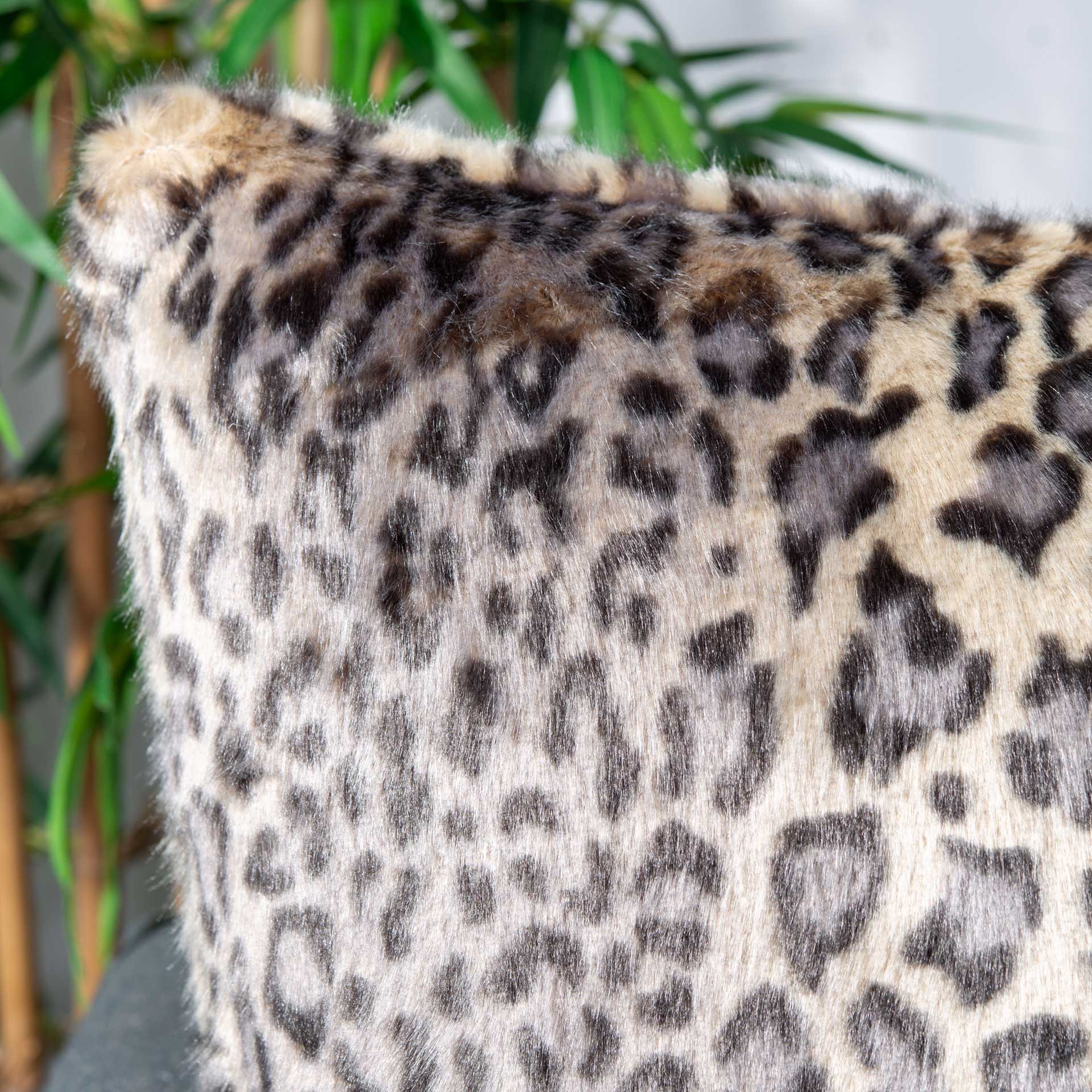 Faux Black Leopard Pillow Leopard - Image 2