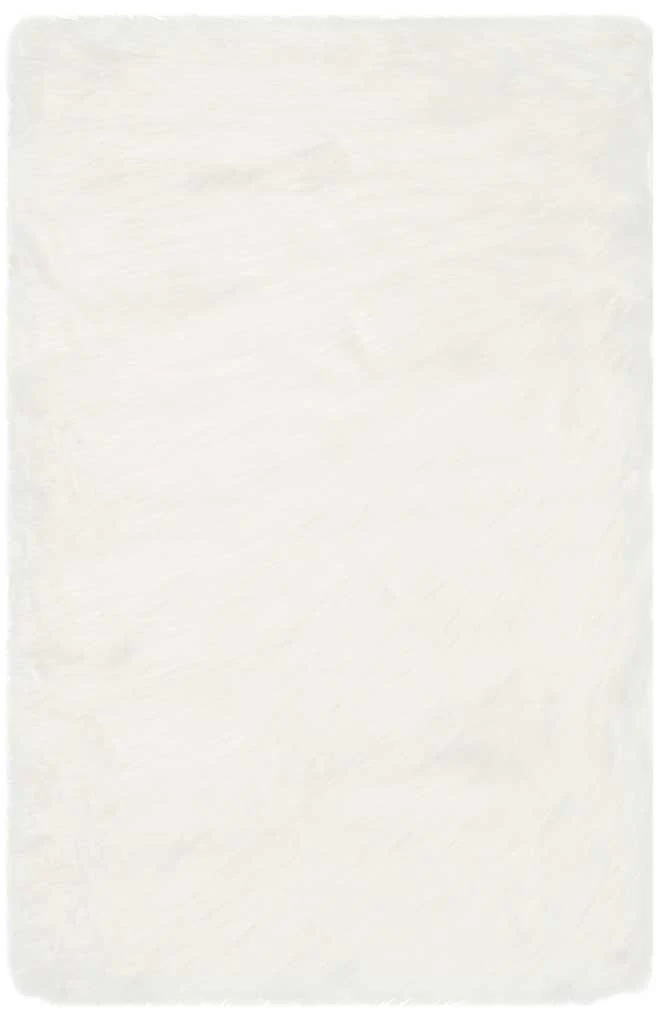 Faux Sheepskin Ivory Area Rug - Image 2