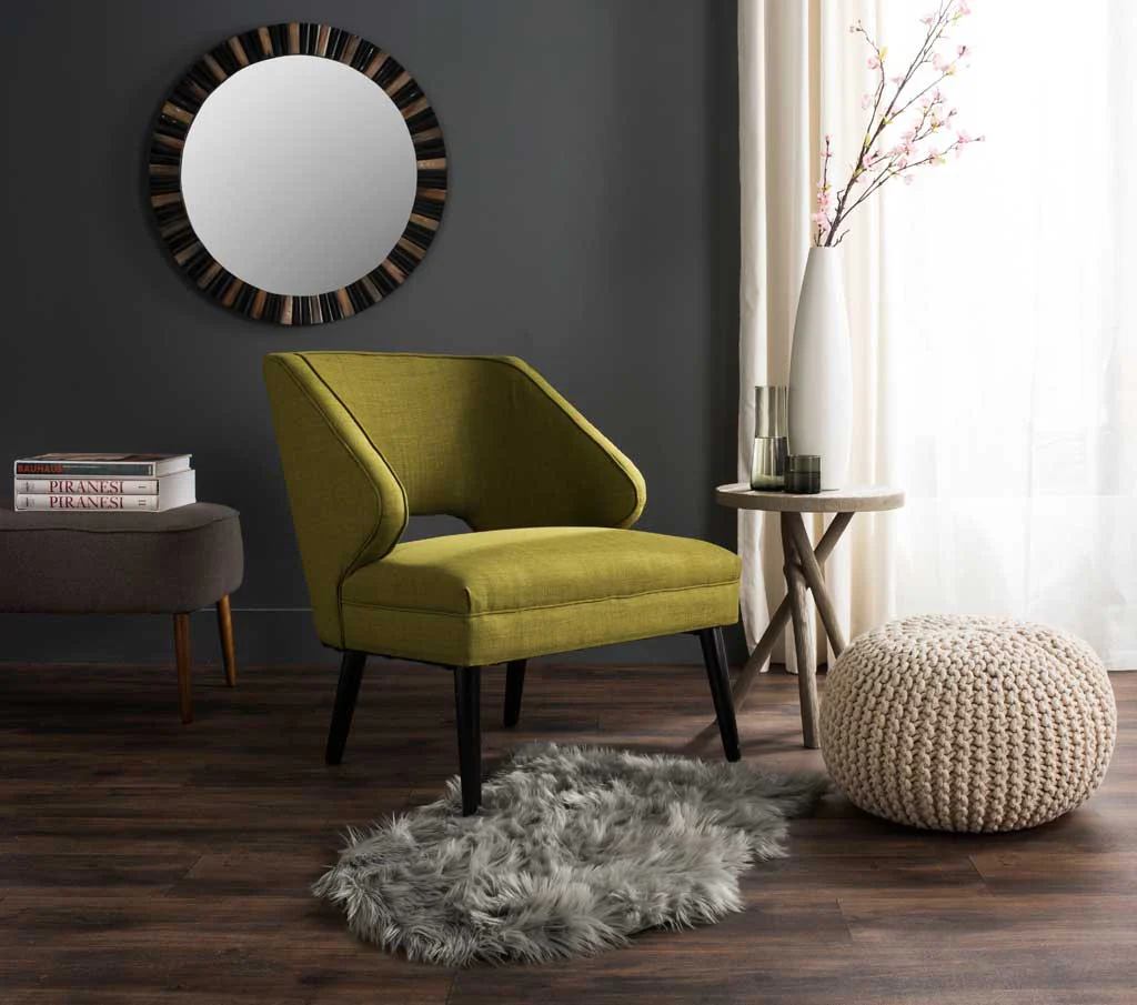 Faux Sheepskin Pelt Gray Area Rug - Image 6