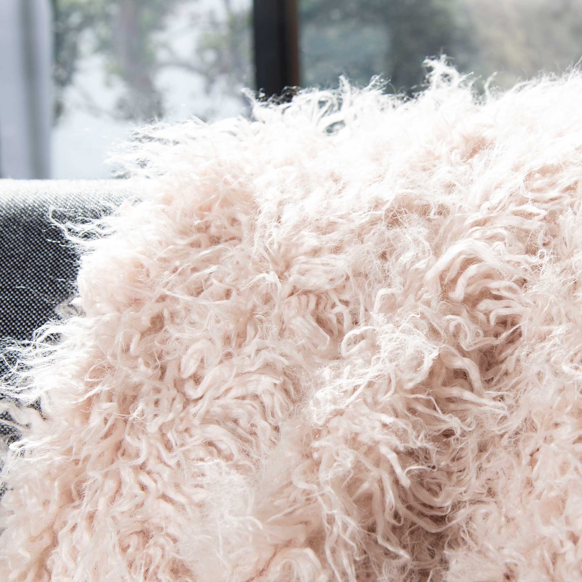 Faux Sheepskin Taupe - Image 2