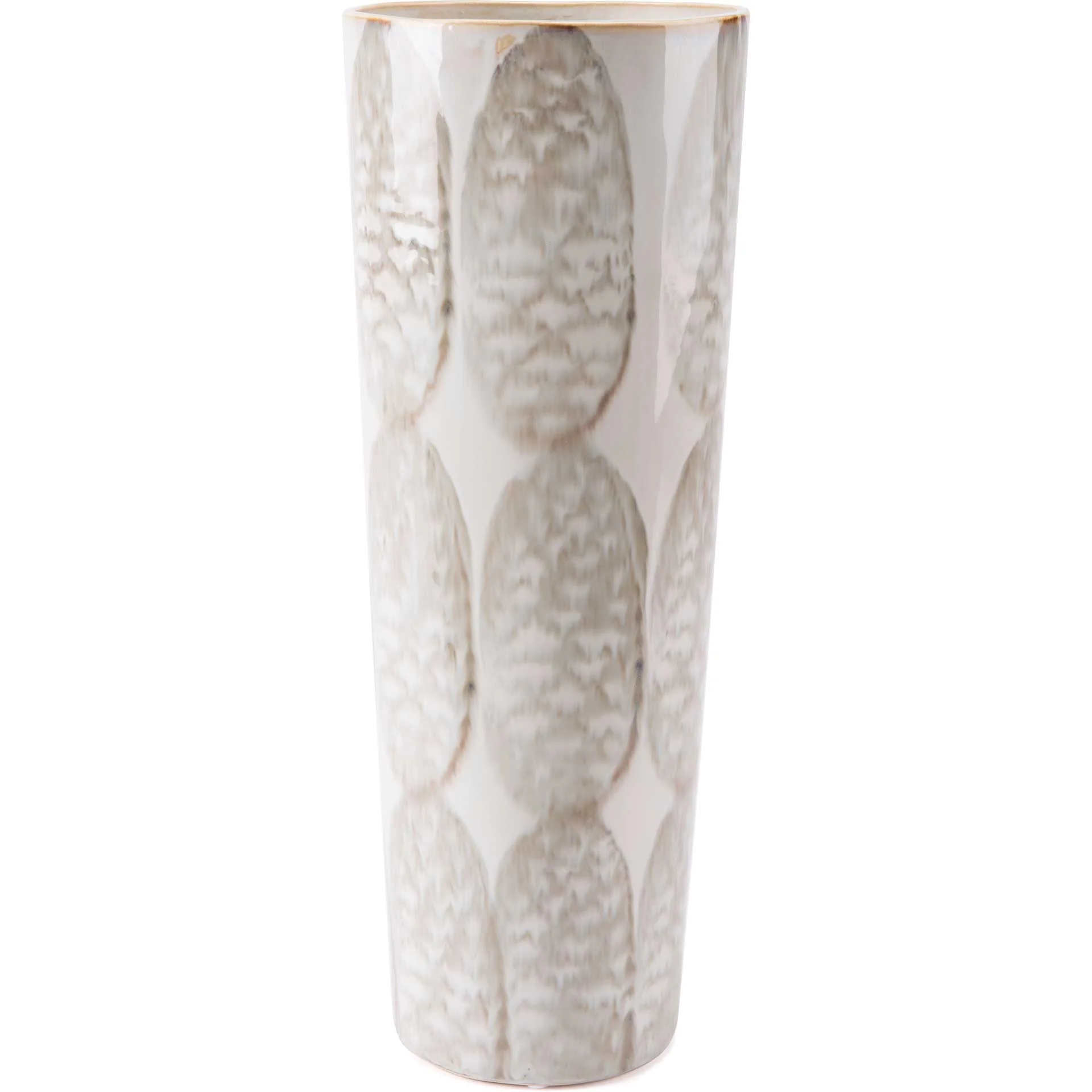 Feather Vase Ivory/Sage Green - Image 2