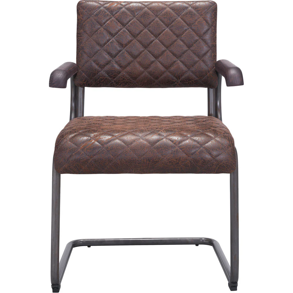 Fermo Arm Chair Vintage Brown (Set of 2) - Image 3