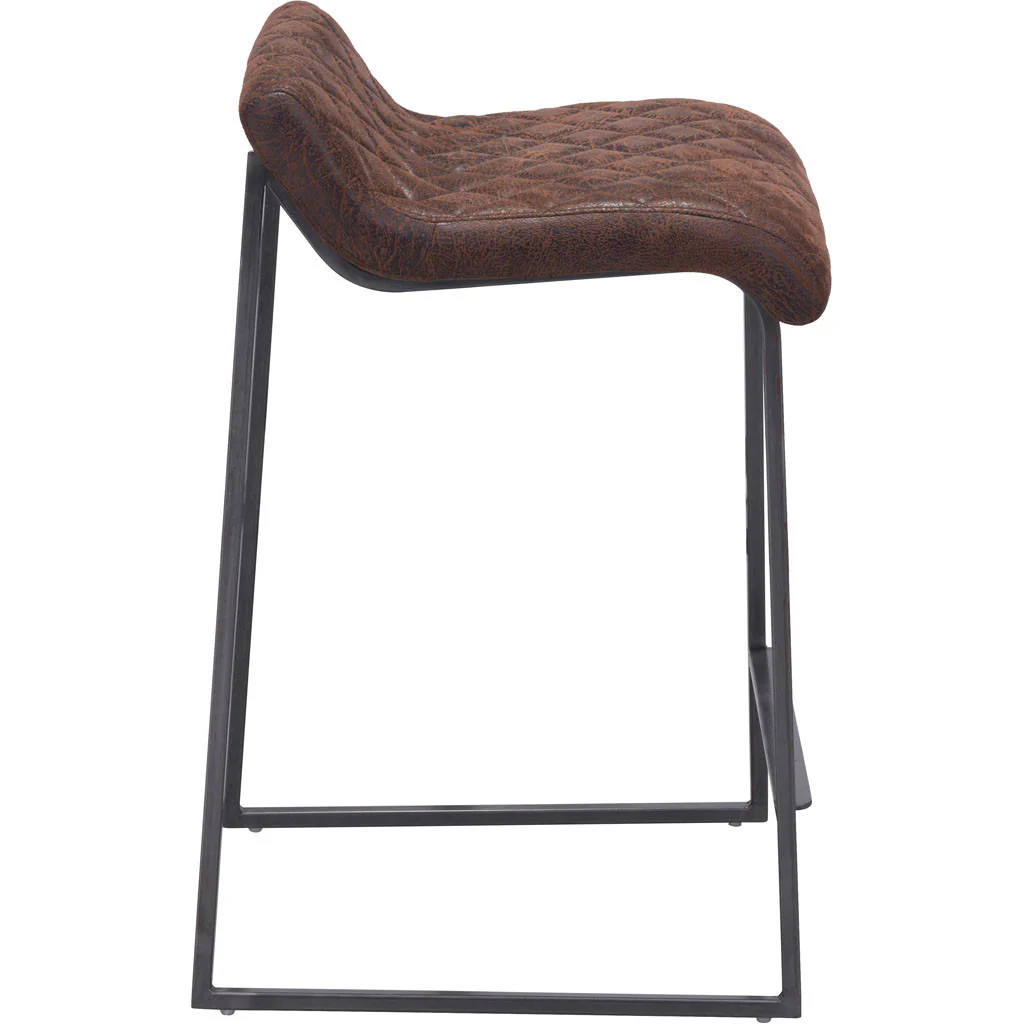 Fermo Counter Stool Vintage Brown (Set of 2) - Image 2