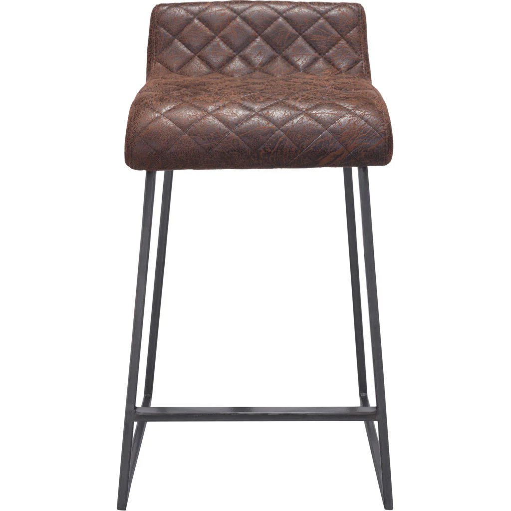 Fermo Counter Stool Vintage Brown (Set of 2) - Image 3