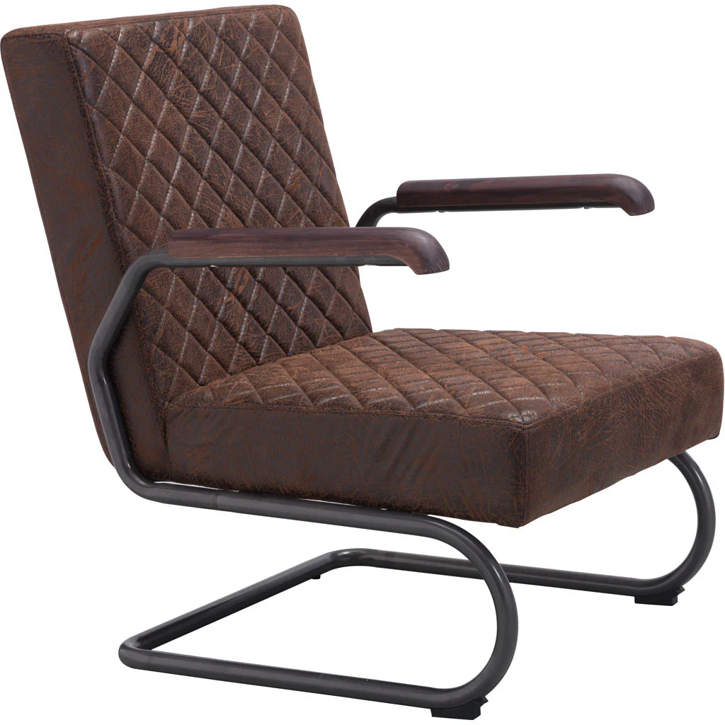 Fermo Lounge Chair Vintage Brown - Image 2