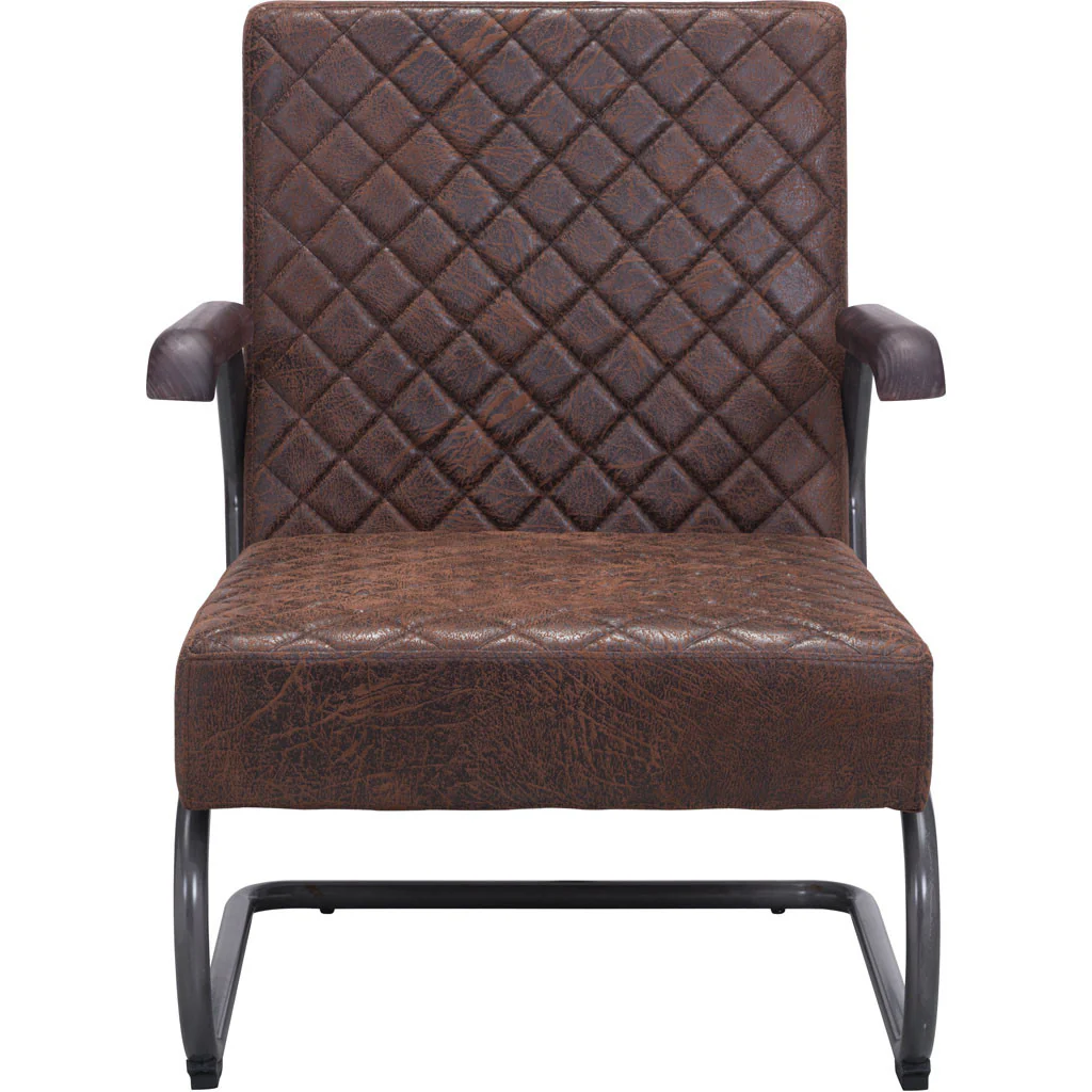 Fermo Lounge Chair Vintage Brown - Image 4