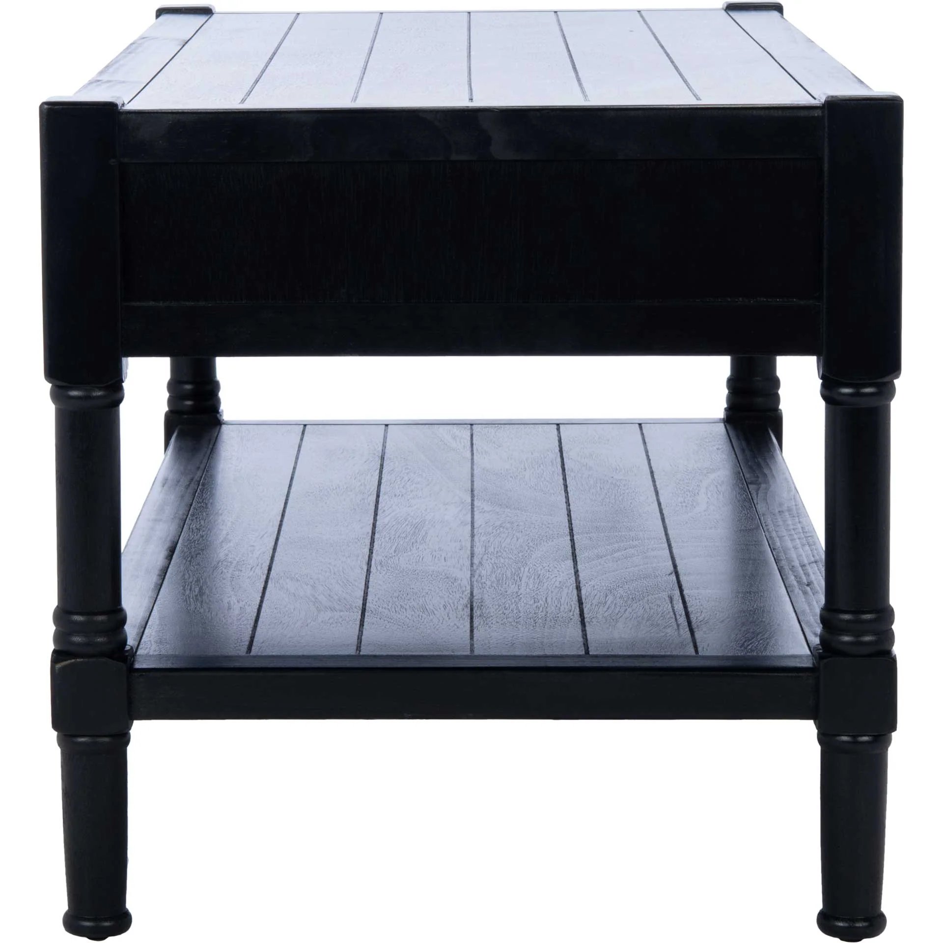 Fidelma 2 Drawer Coffee Table Black - Image 3