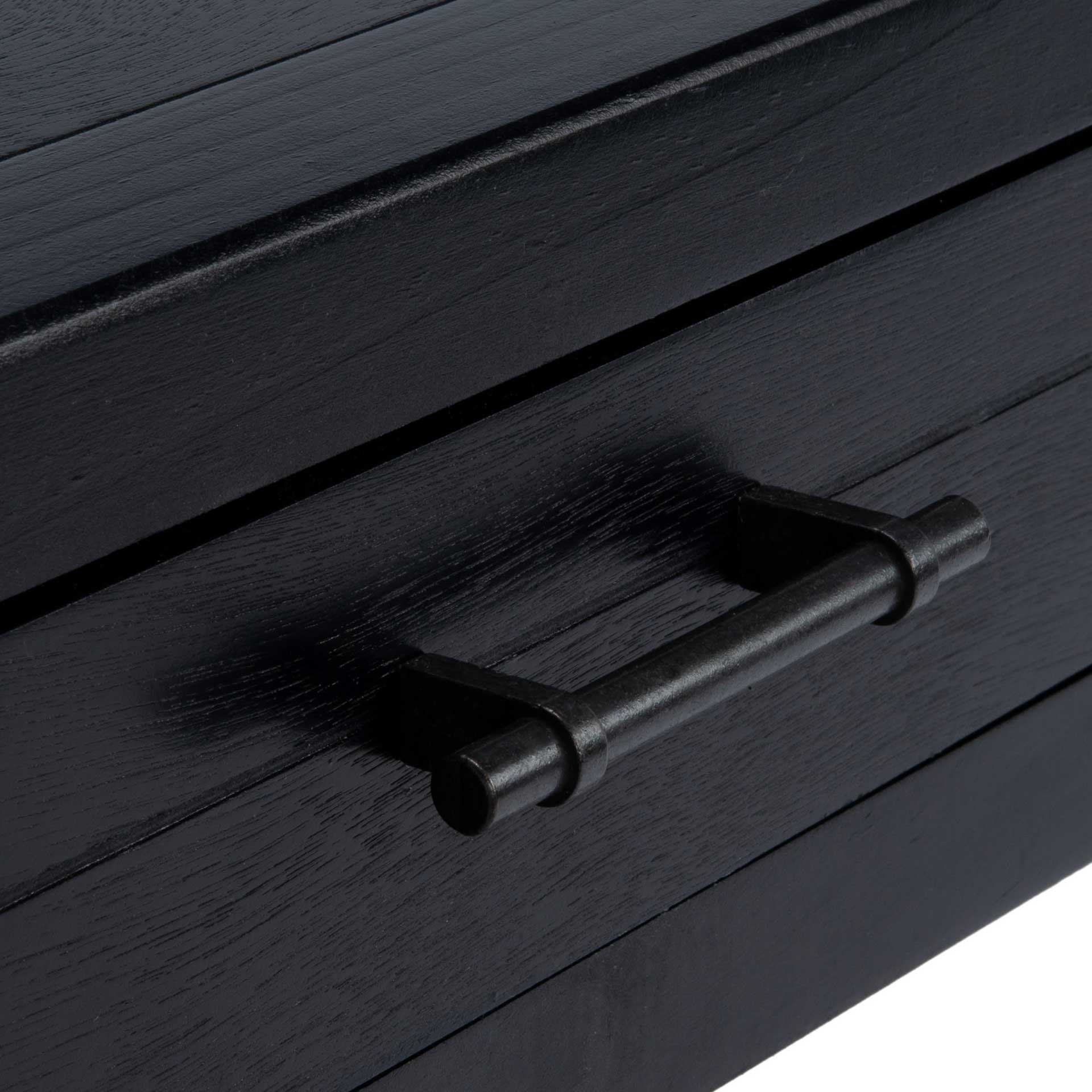 Fidelma 2 Drawer Coffee Table Black - Image 6