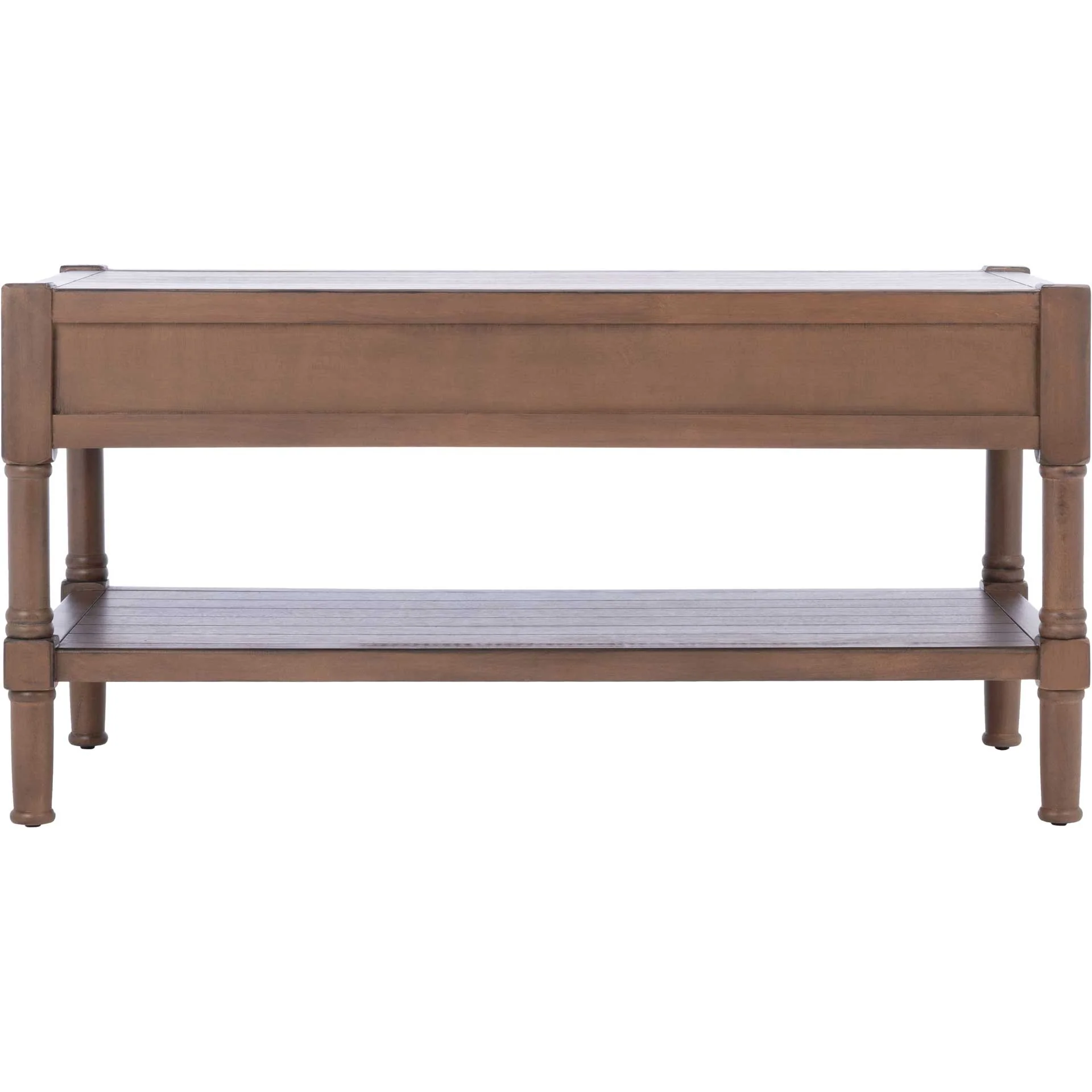 Fidelma 2 Drawer Coffee Table Brown - Image 4