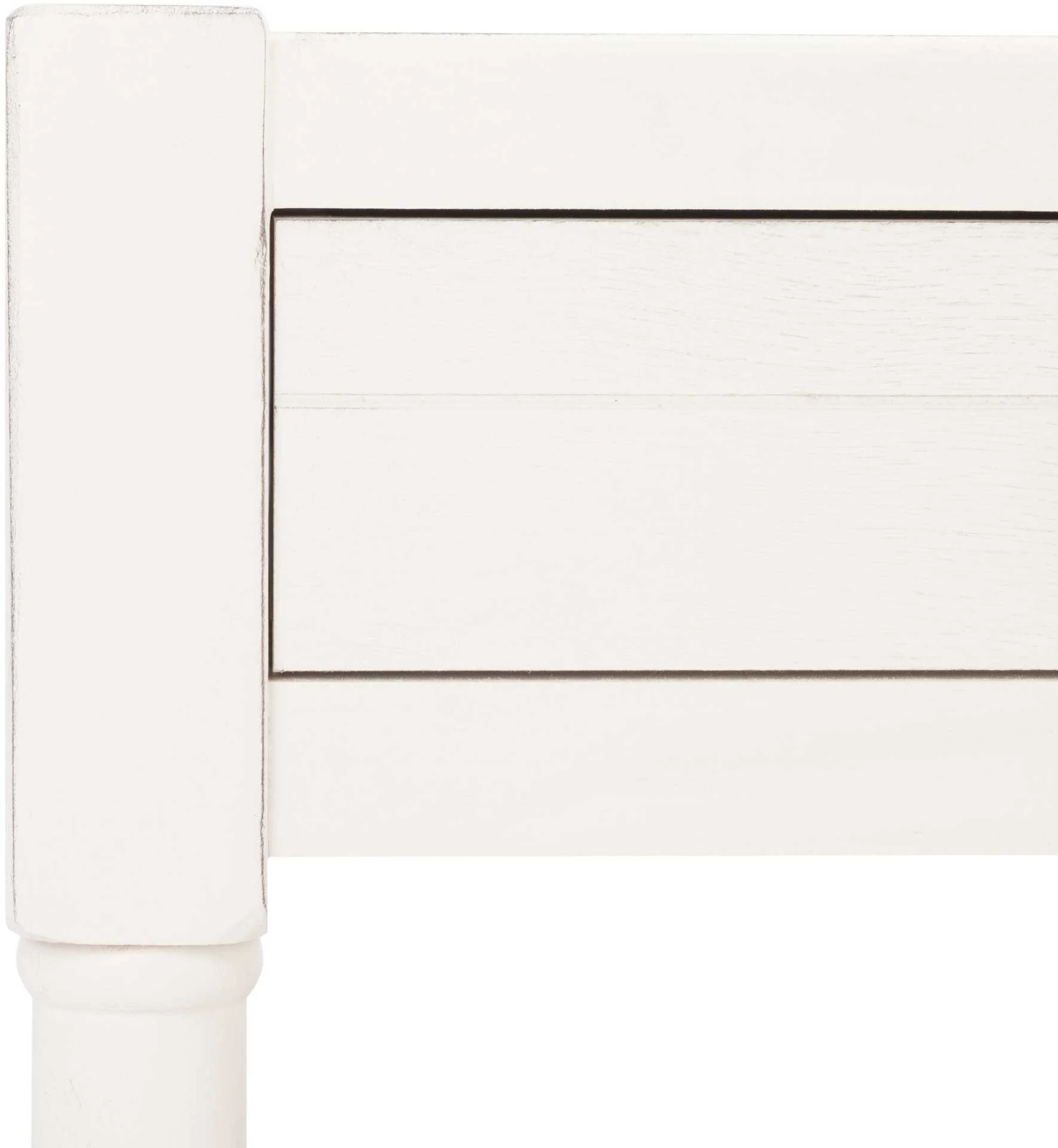 Fidelma 2 Drawer Coffee Table Distressed White - Image 5