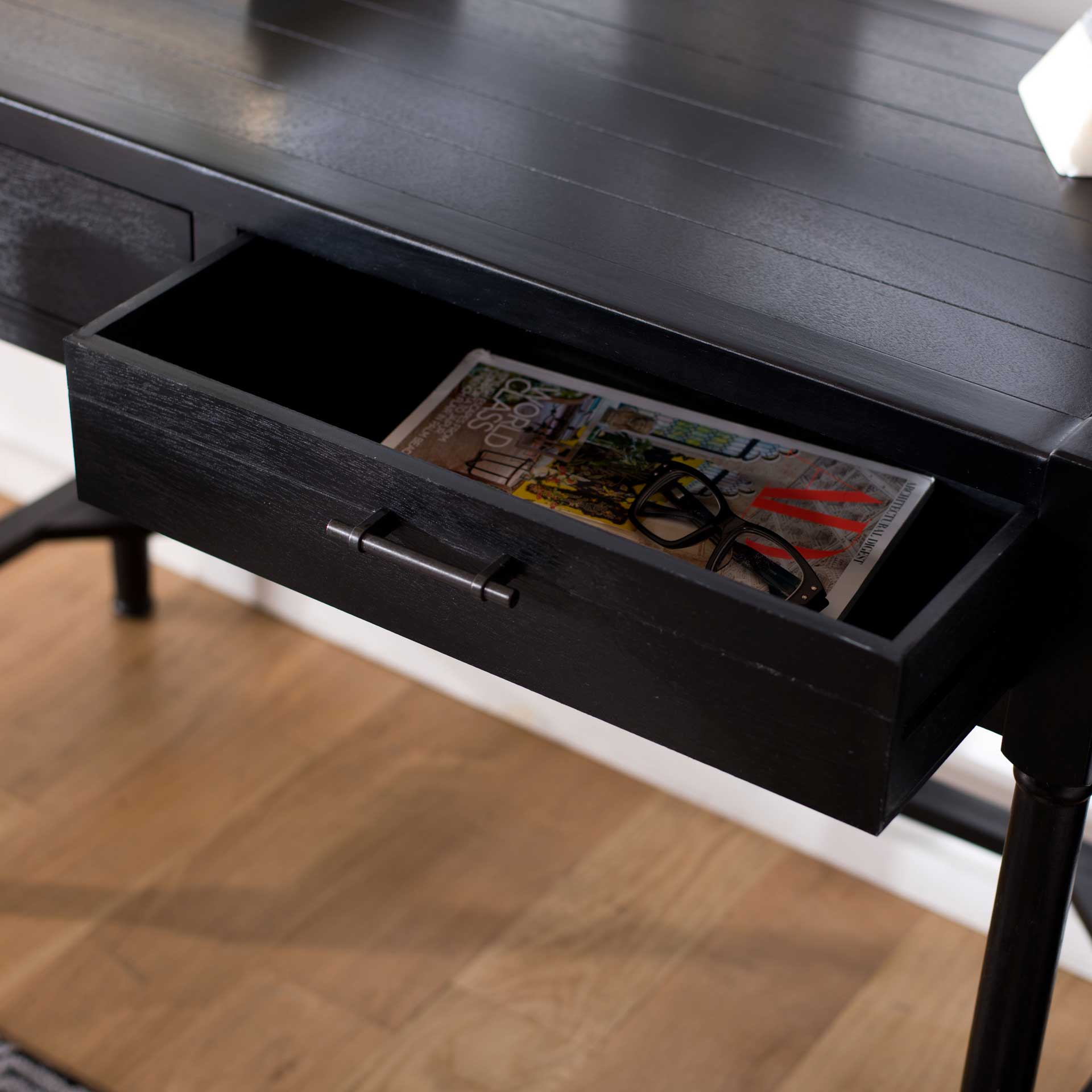 Fidelma Writing Desk Black - Image 7