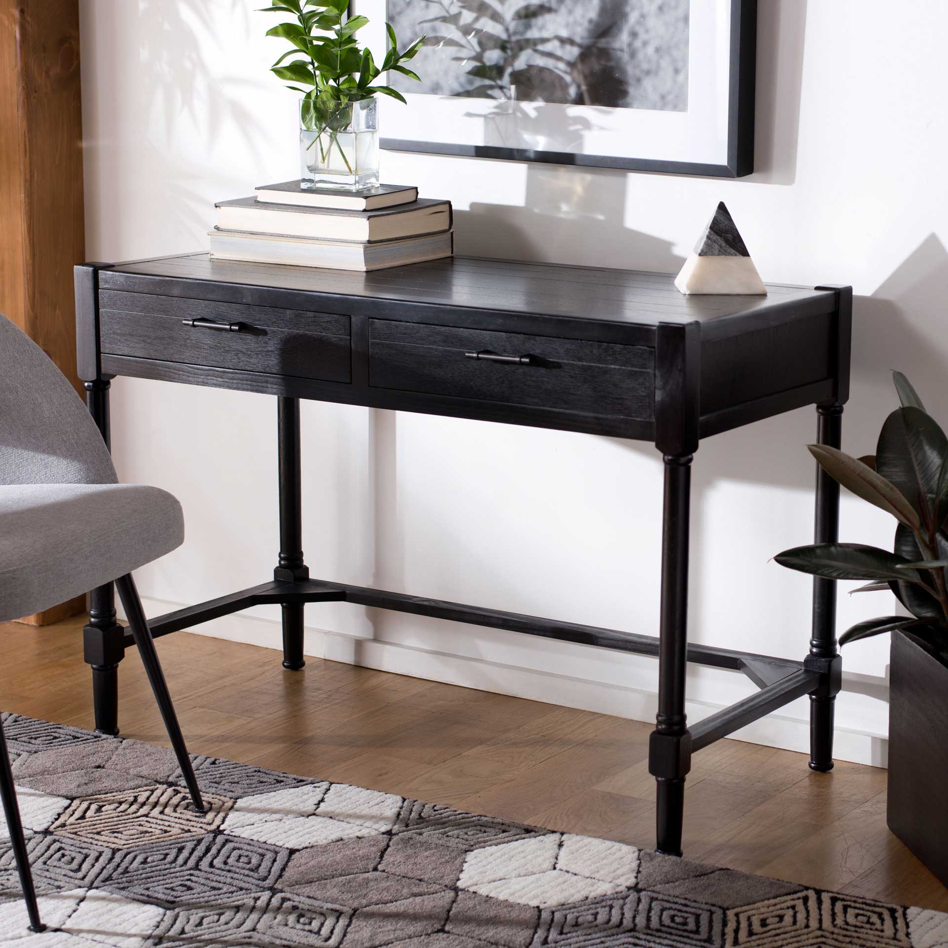 Fidelma Writing Desk Black - Image 8
