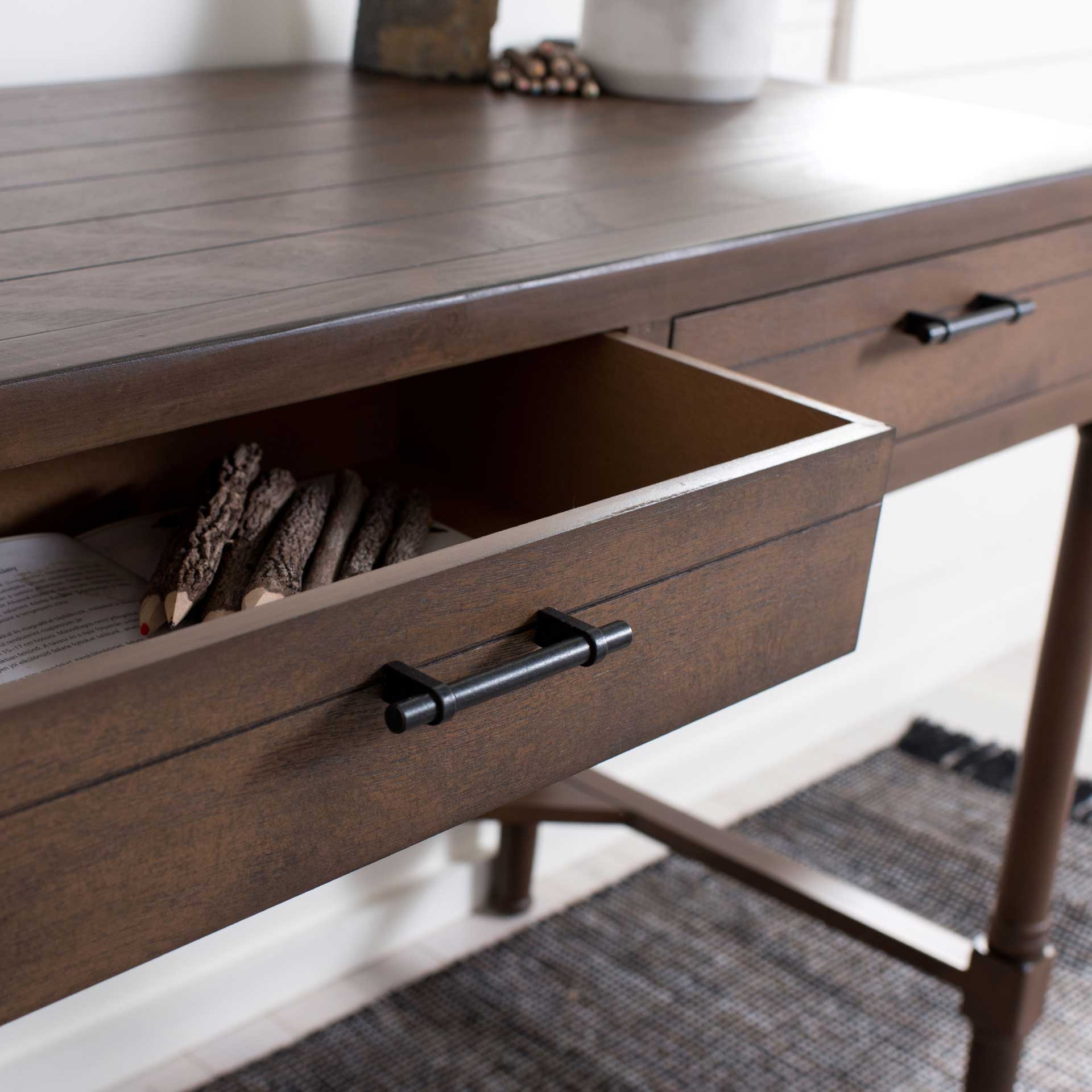 Fidelma Writing Desk Brown - Image 7