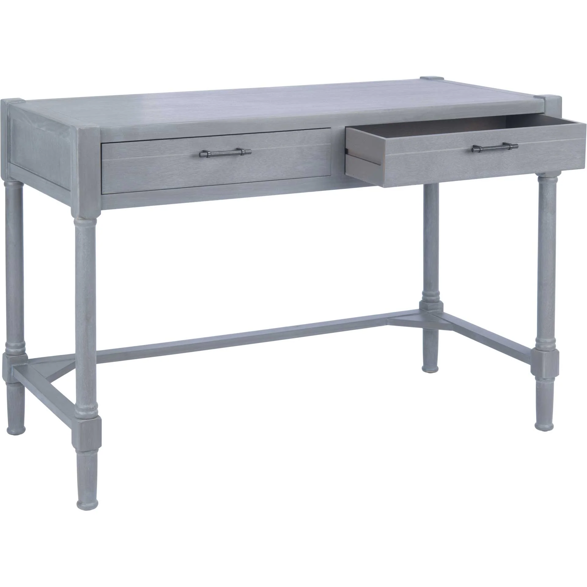 Fidelma Writing Desk White Washed Gray - Image 2