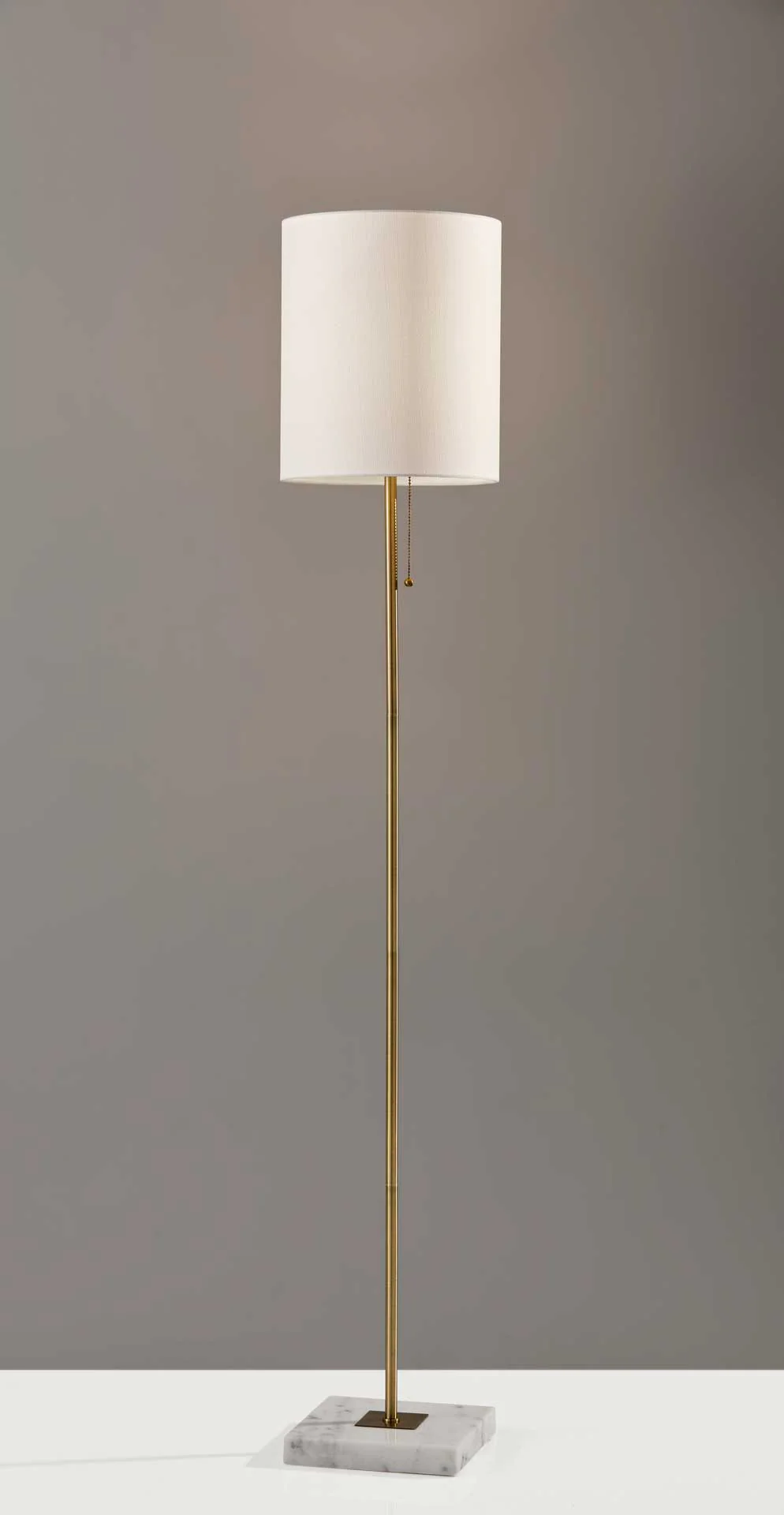 Fife Floor Lamp Antique Brass - Image 2