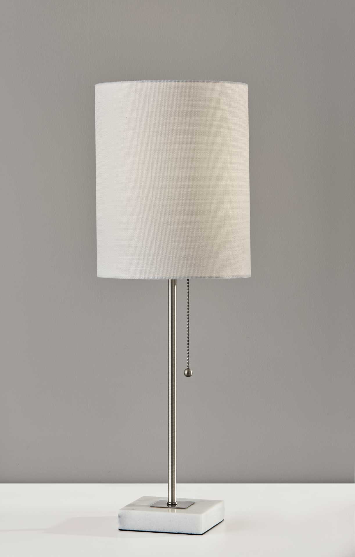 Fife Table Lamp Brushed Steel - Image 2