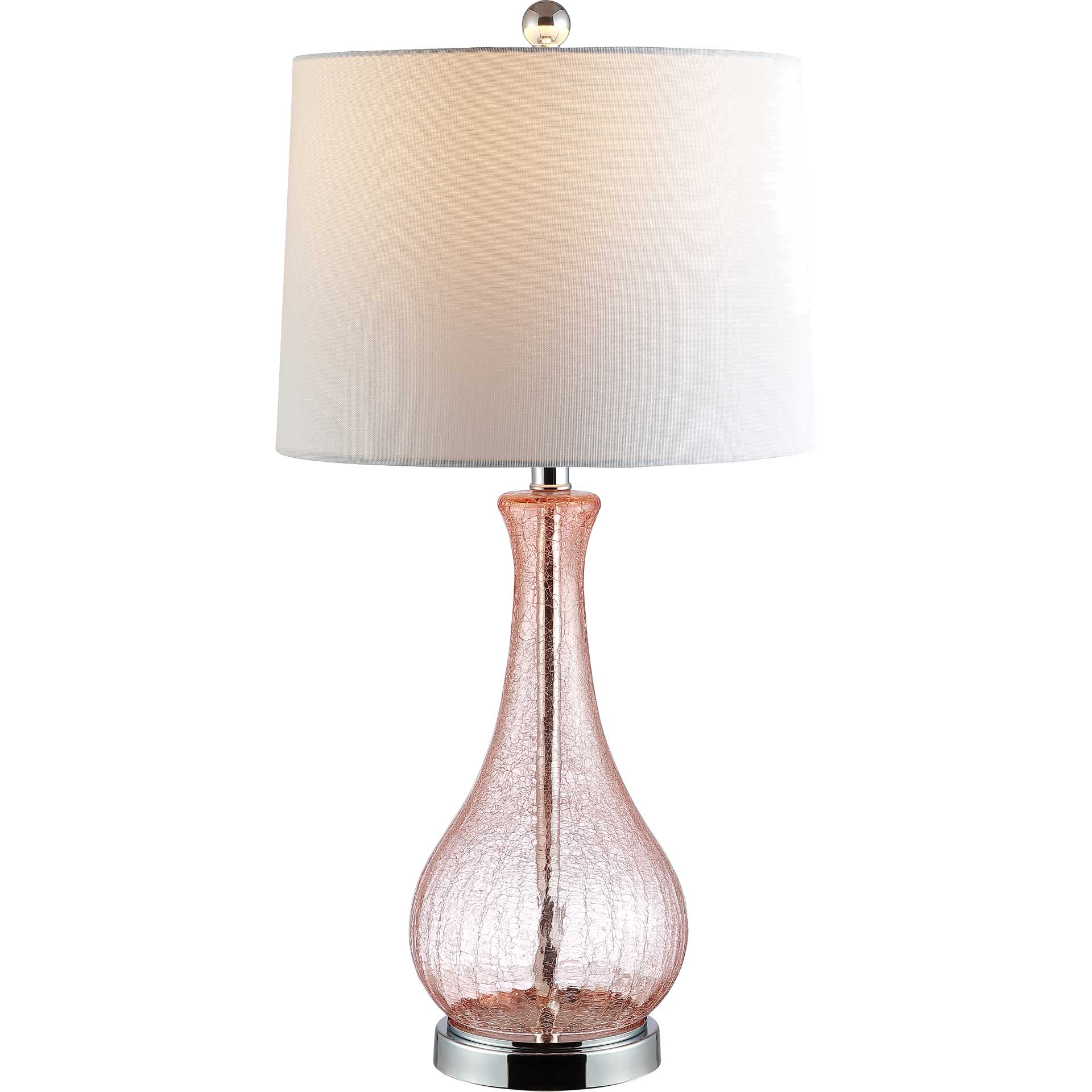 Finesse Table Lamp Light Blush Crackle - Image 2