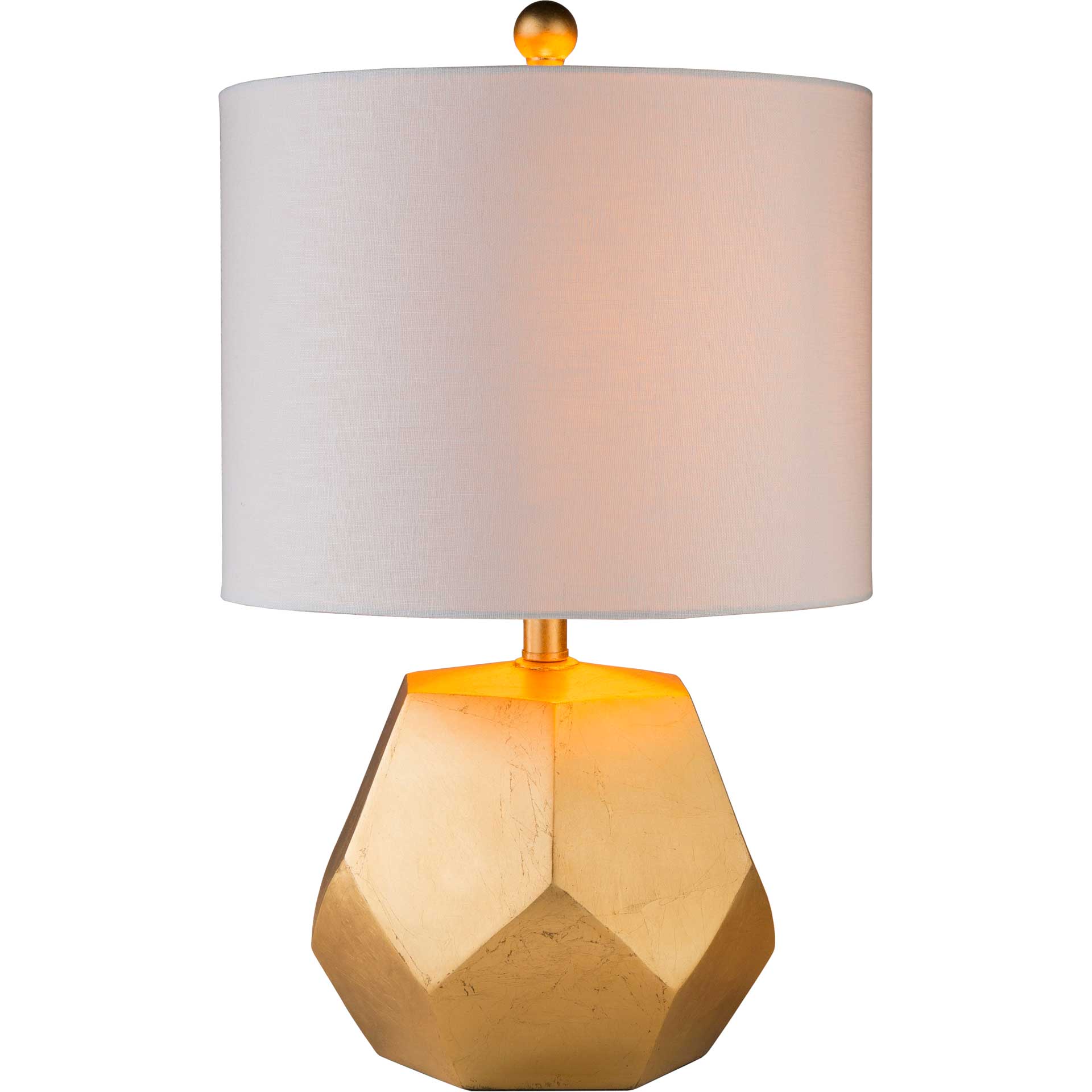 Finley Table Lamp White/Gold - Image 2