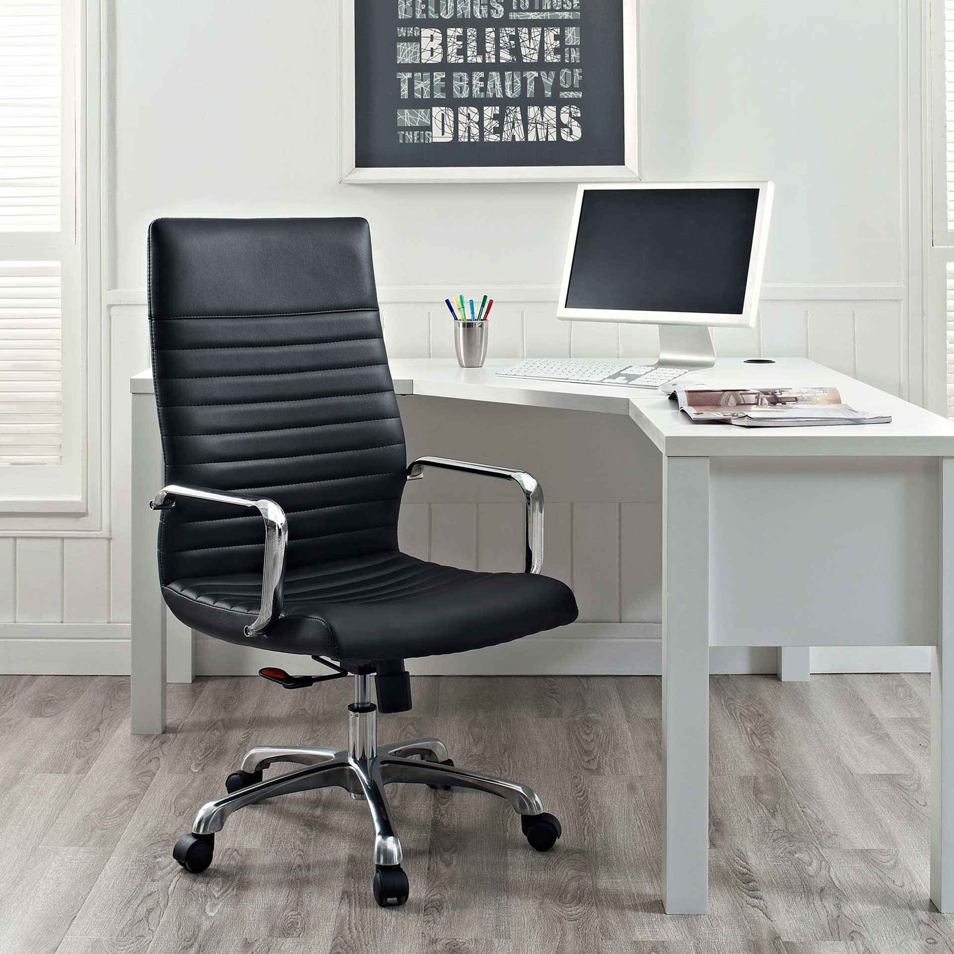 Fisher Highback Office Chair Black - Image 4