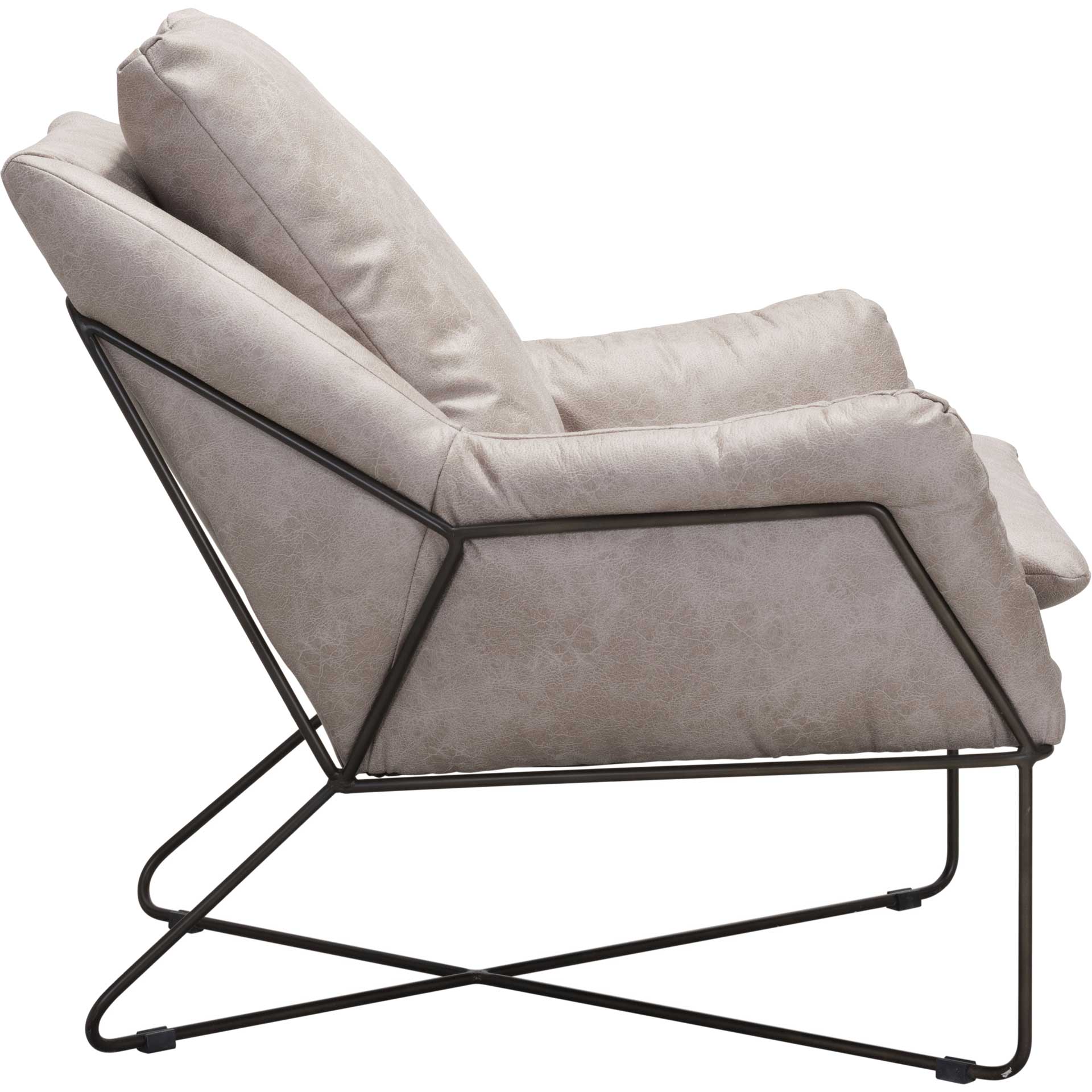Fletcher Lounge Chair Distressed Gray - Image 2