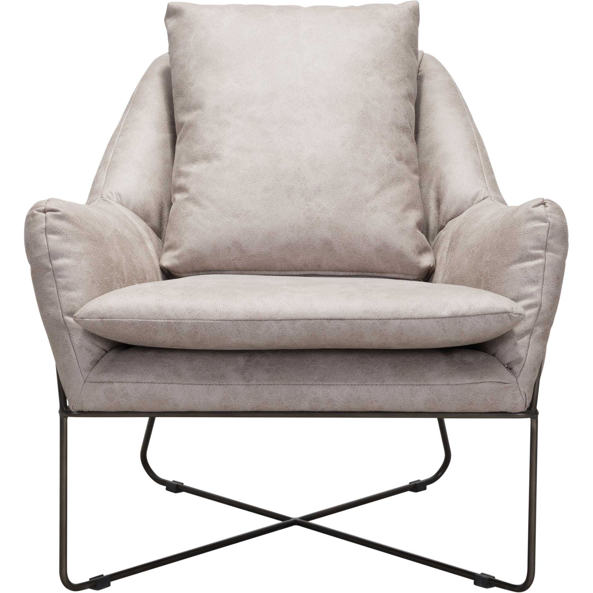 Fletcher Lounge Chair Distressed Gray - Image 3