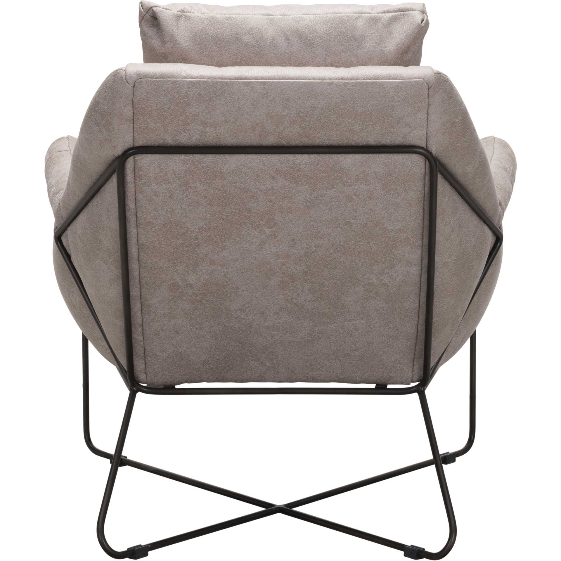 Fletcher Lounge Chair Distressed Gray - Image 4