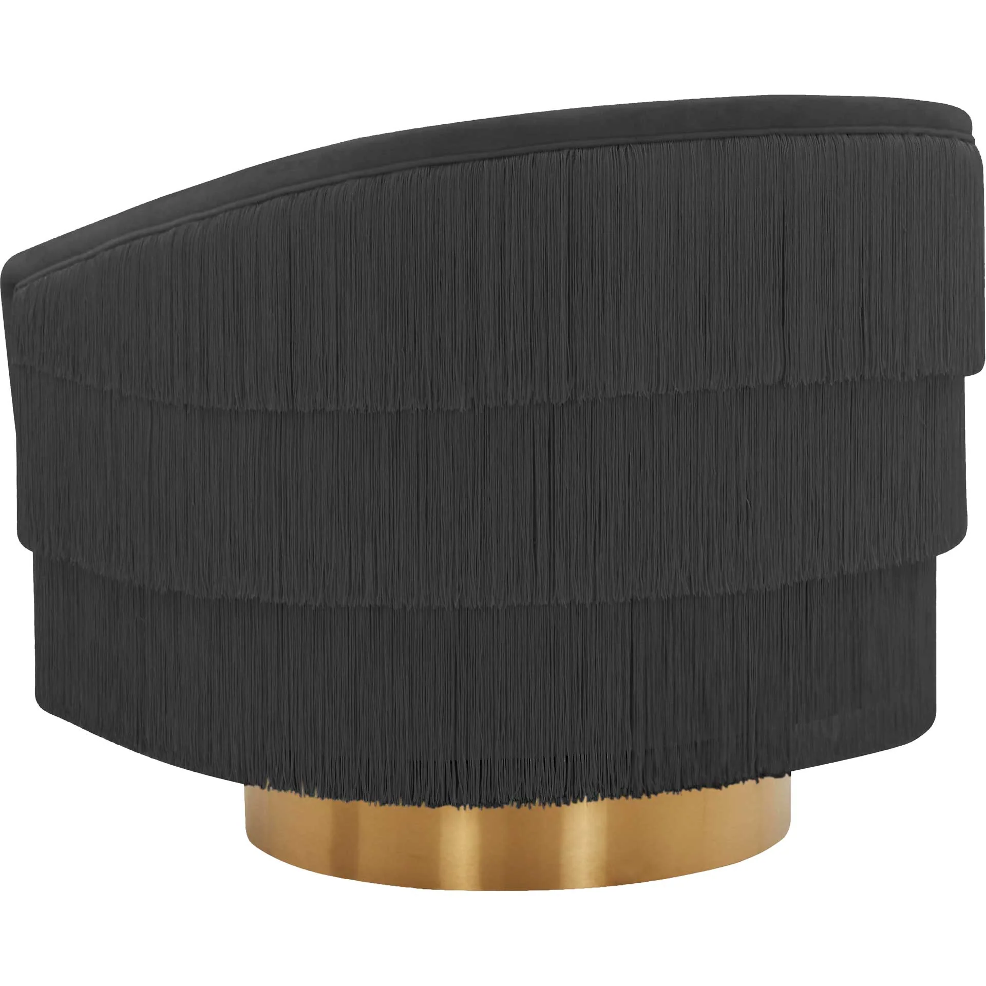 Fleur Swivel Chair Black - Image 3