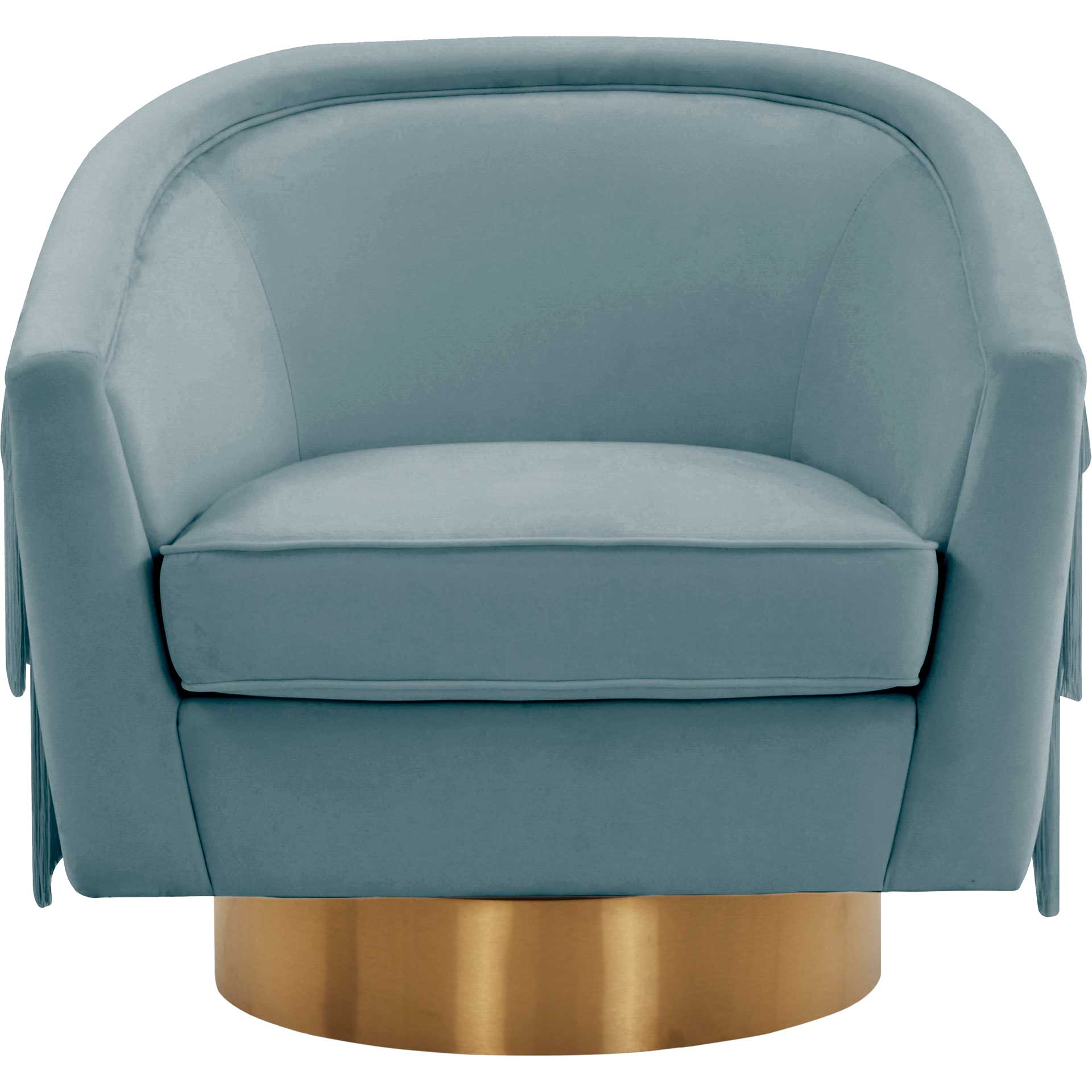 Fleur Swivel Chair Bluestone - Image 2