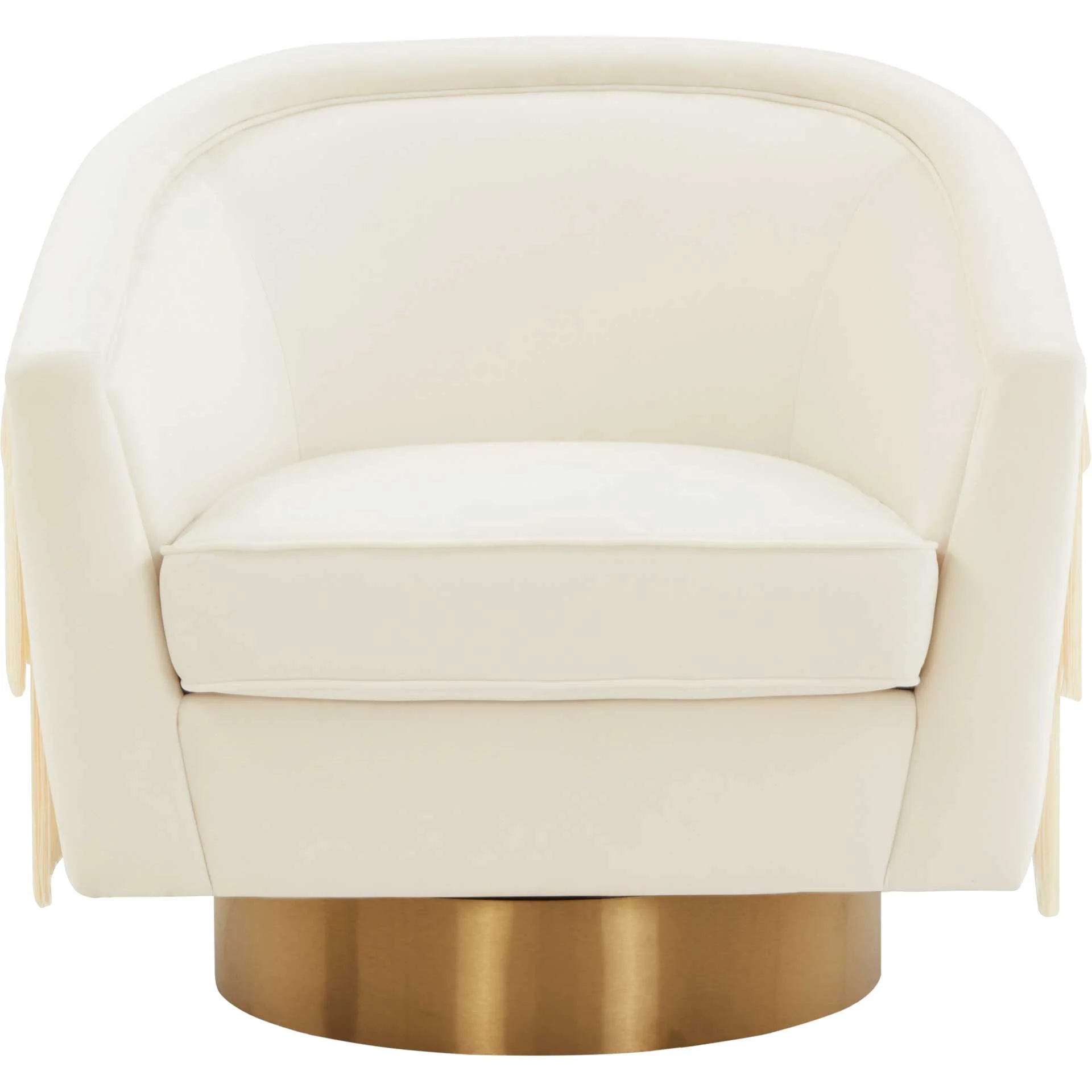 Fleur Swivel Chair Cream - Image 2