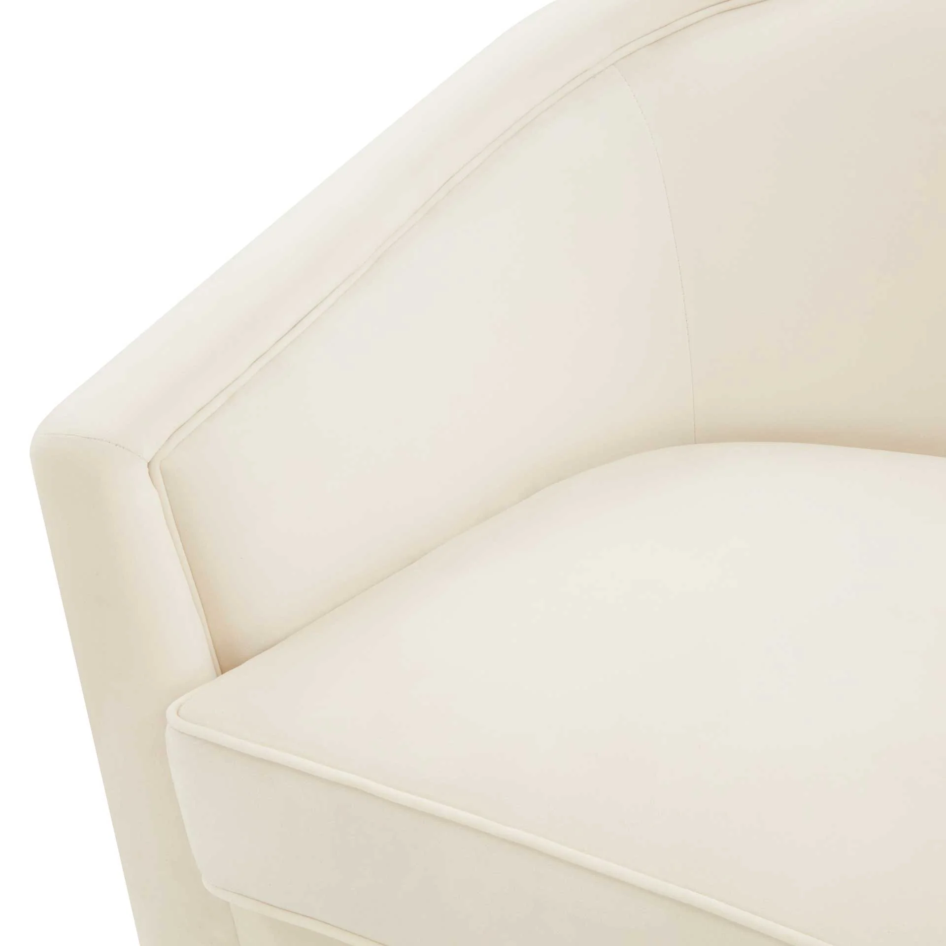 Fleur Swivel Chair Cream - Image 4