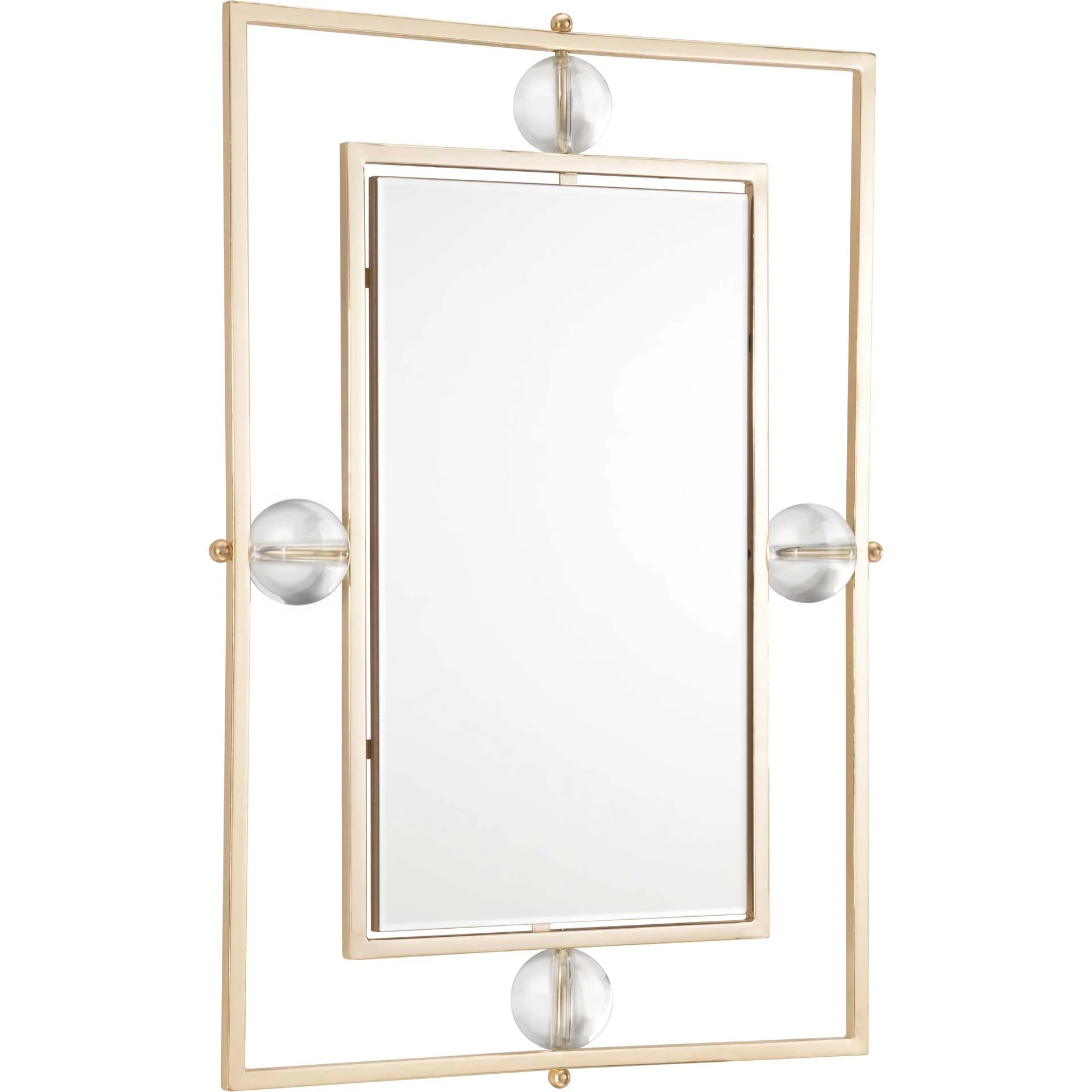 Floating Rectangle Lucite Mirror - Image 2