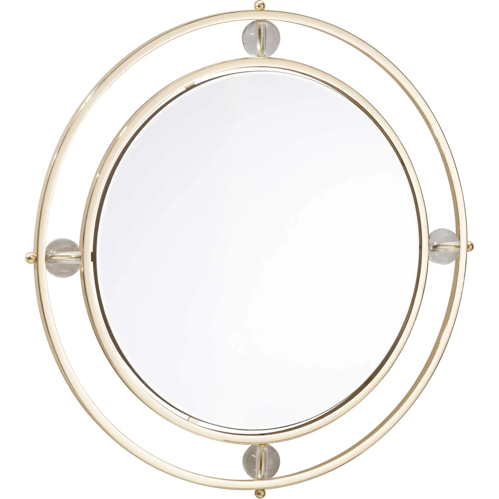 Floating Round Lucite Mirror - Image 3