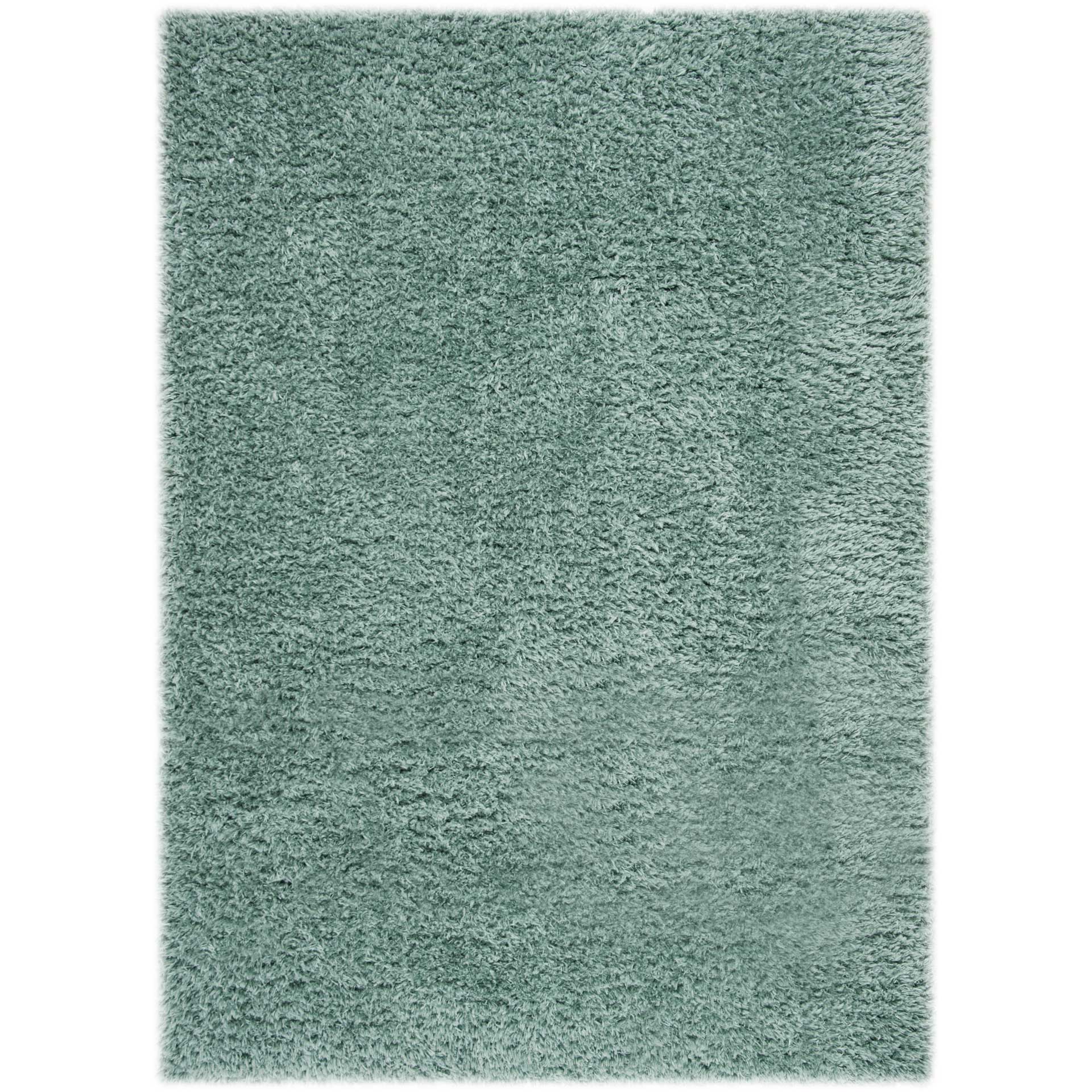 Flokati Shag Blue Area Rug - Image 2
