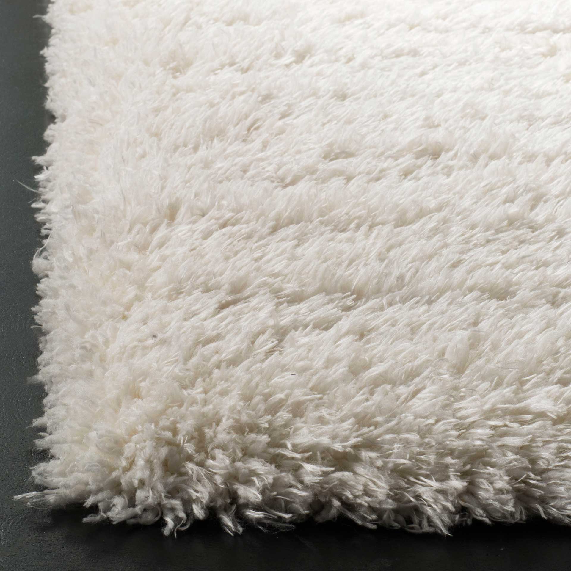 Flokati Shag Ivory Area Rug - Image 3