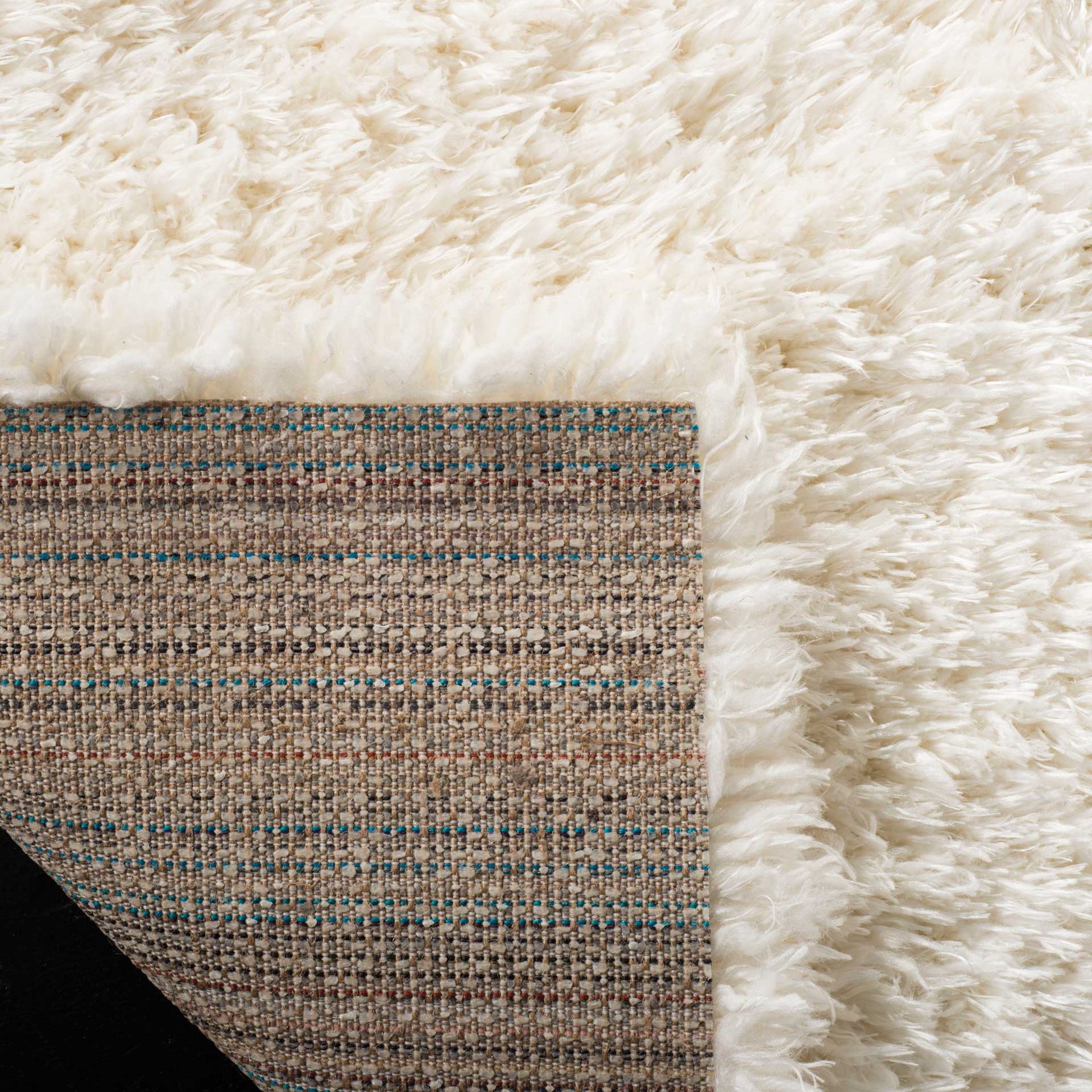 Flokati Shag Ivory Area Rug - Image 4