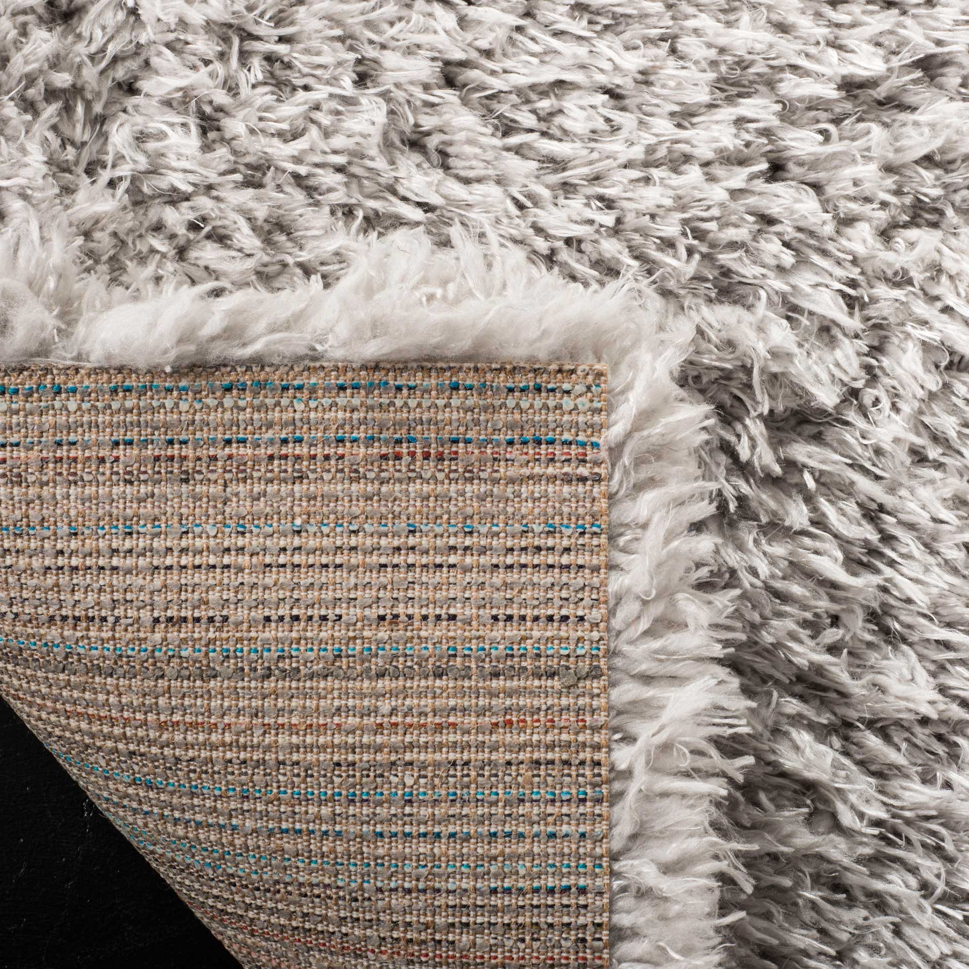 Flokati Shag Silver Area Rug - Image 4