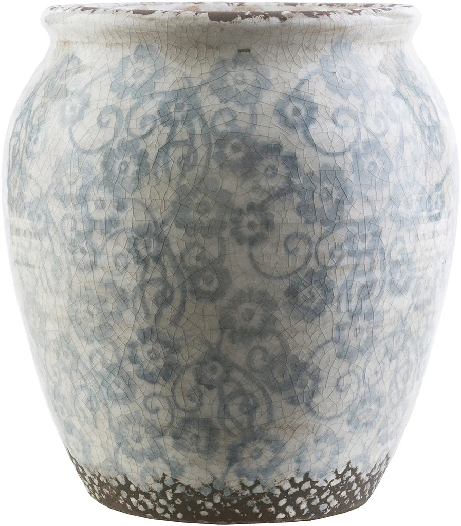 Flora Ceramic Table Vase Slate - Image 2