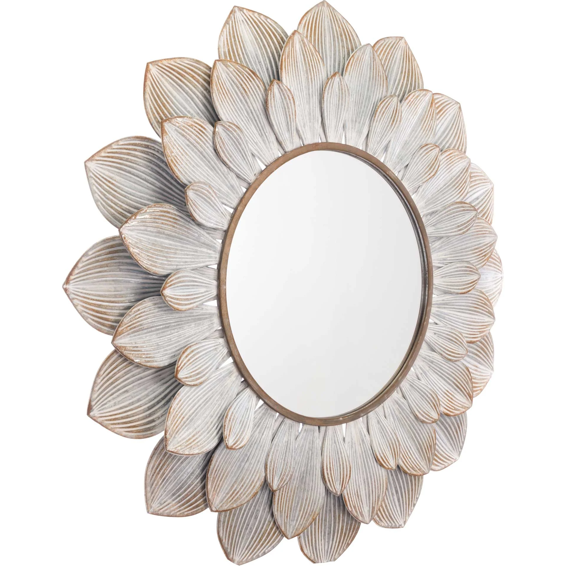 Flora Mirror Distressed Brown - Image 2